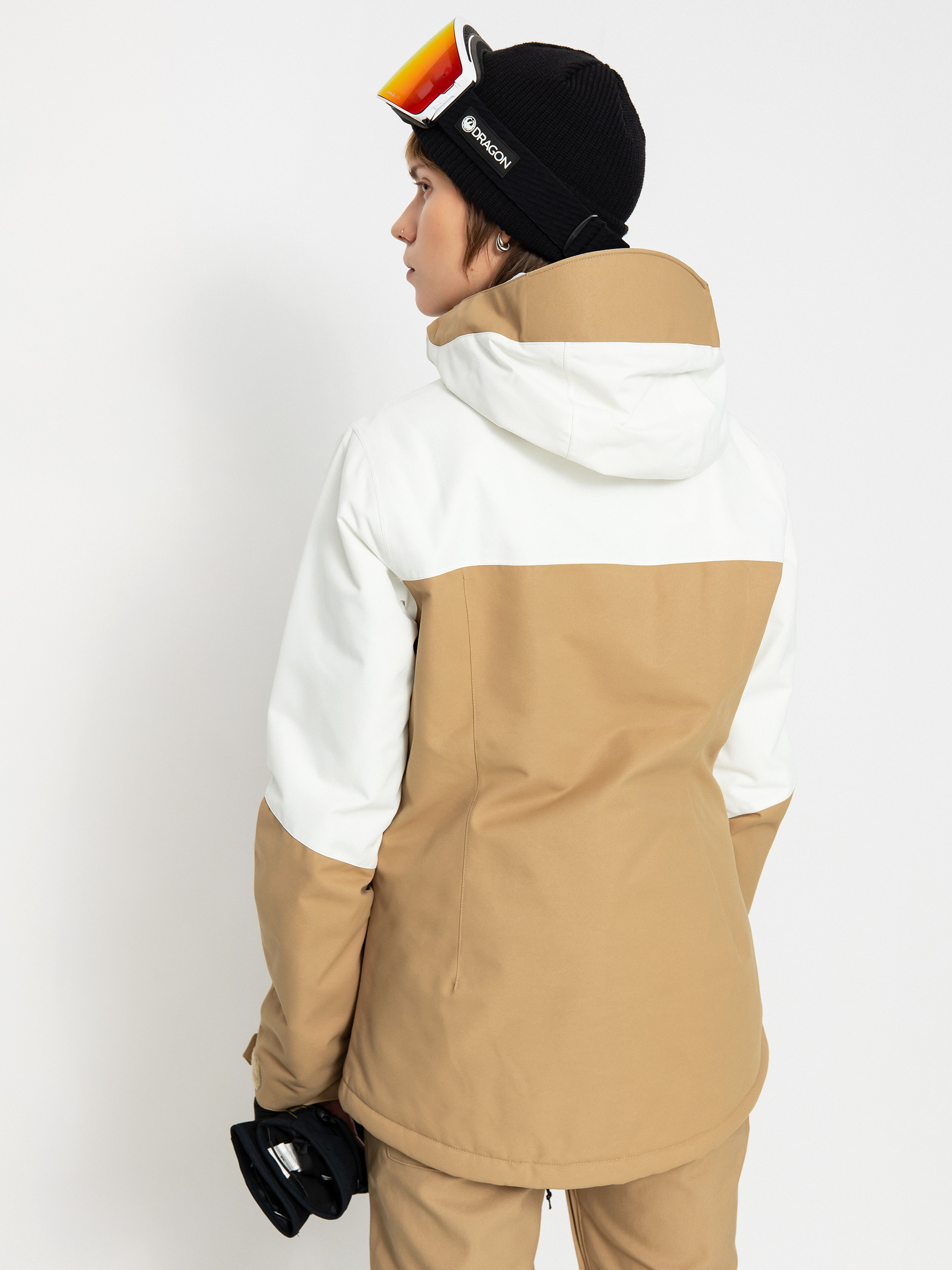 Dámská Snowboardová bunda Volcom Bolt Ins (dark khaki)