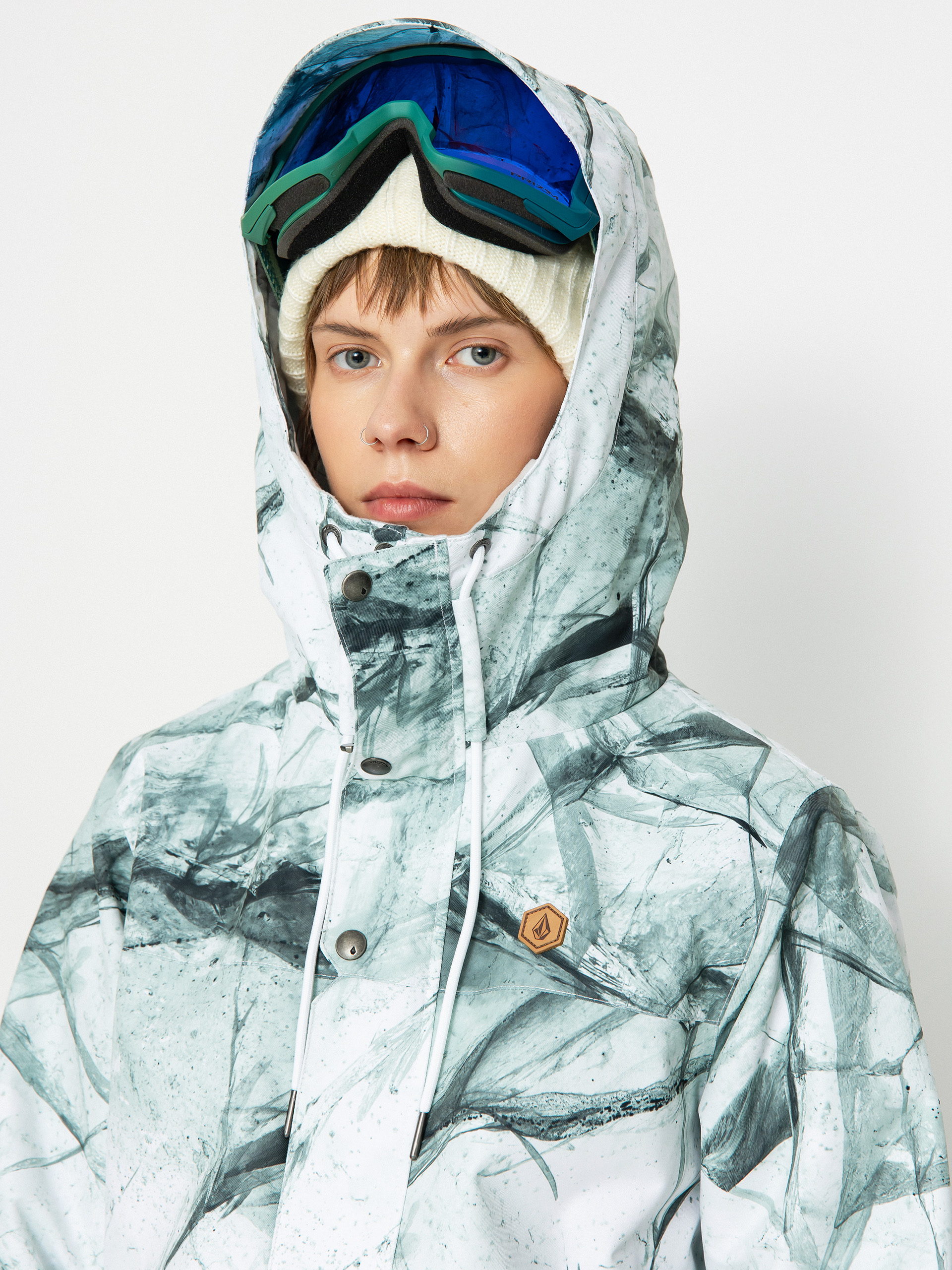 Dámská Snowboardová bunda Volcom Bolt Ins (white ice)