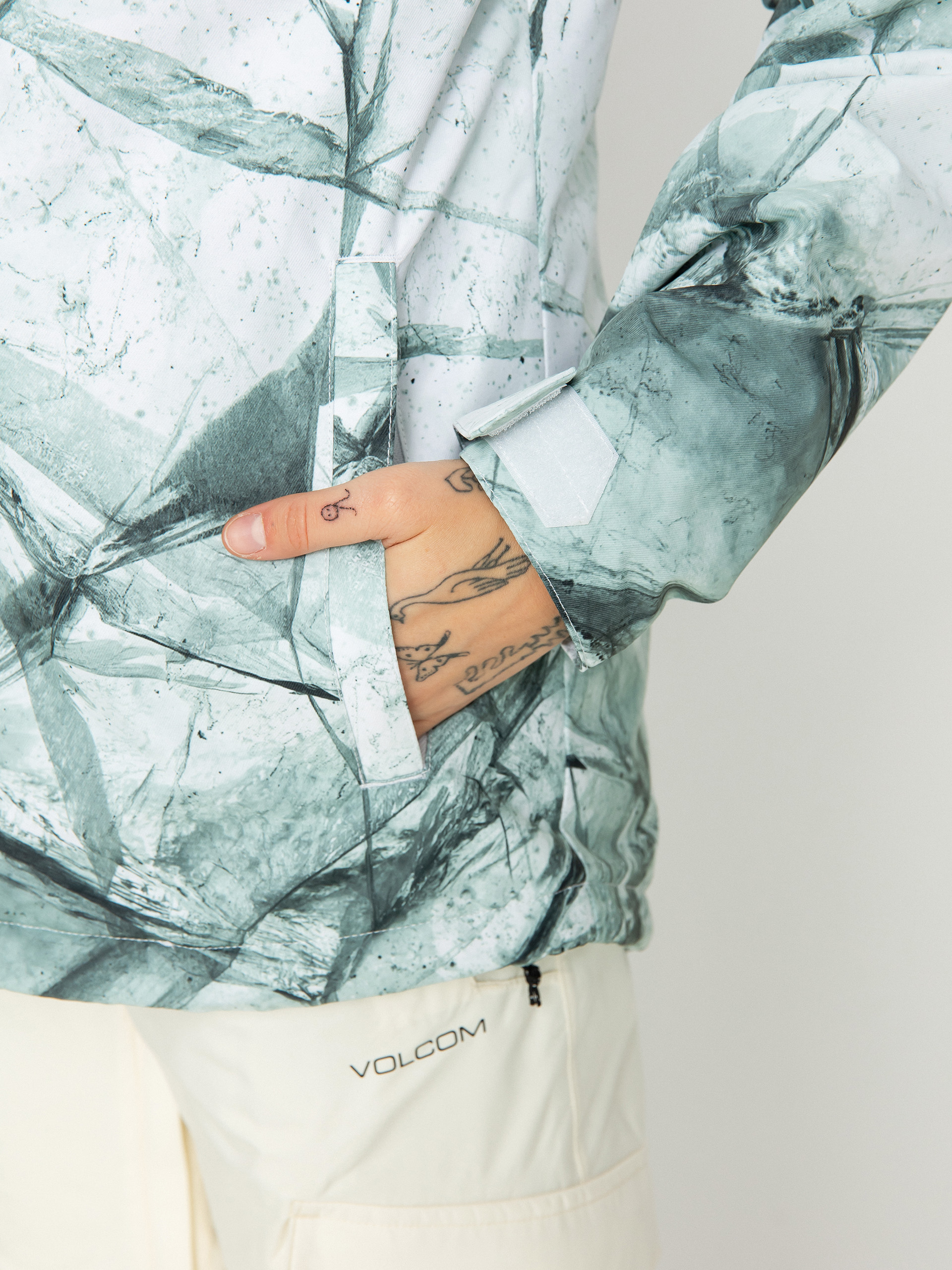 Dámská Snowboardová bunda Volcom Bolt Ins (white ice)