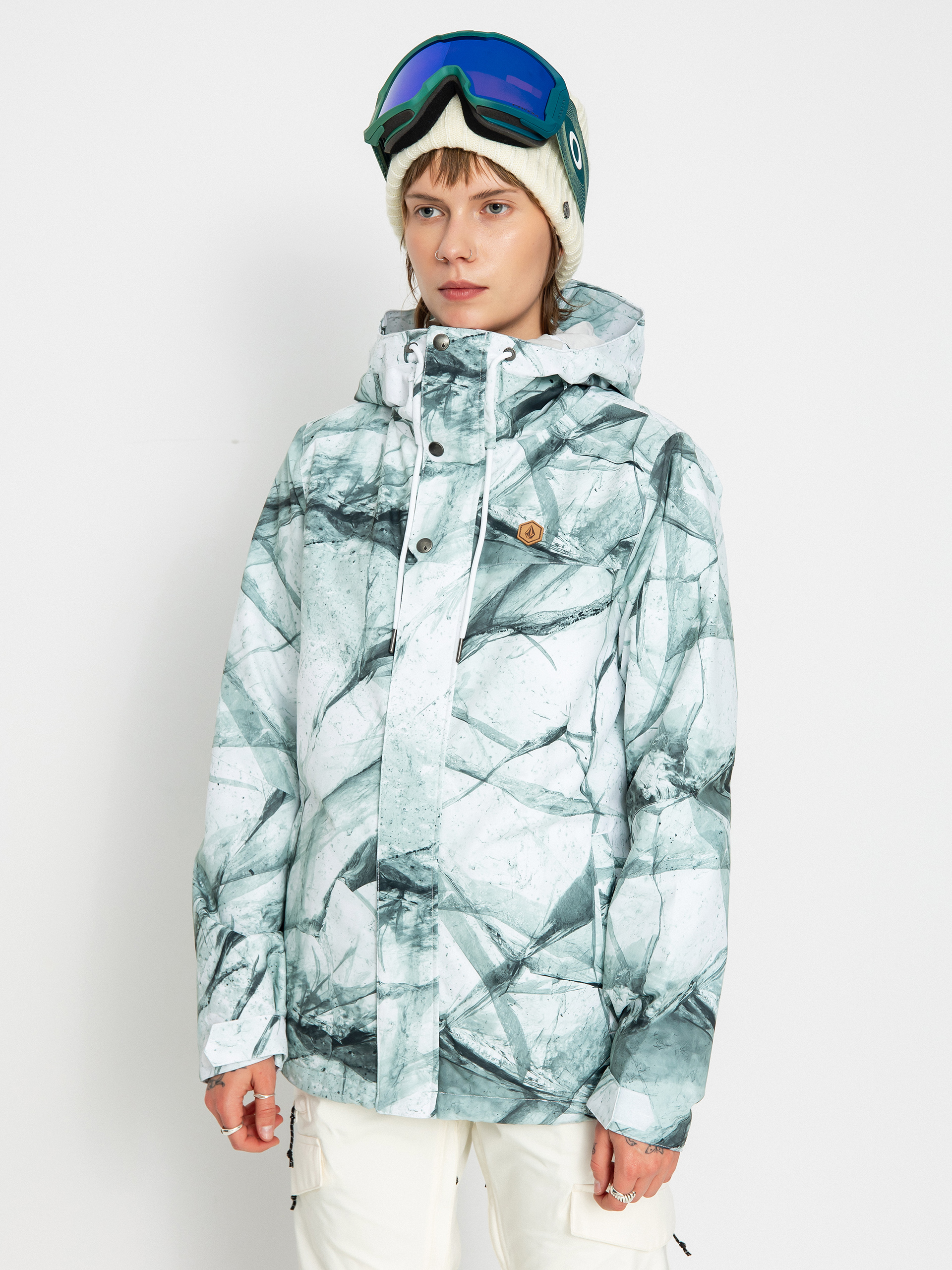 Dámská Snowboardová bunda Volcom Bolt Ins (white ice)