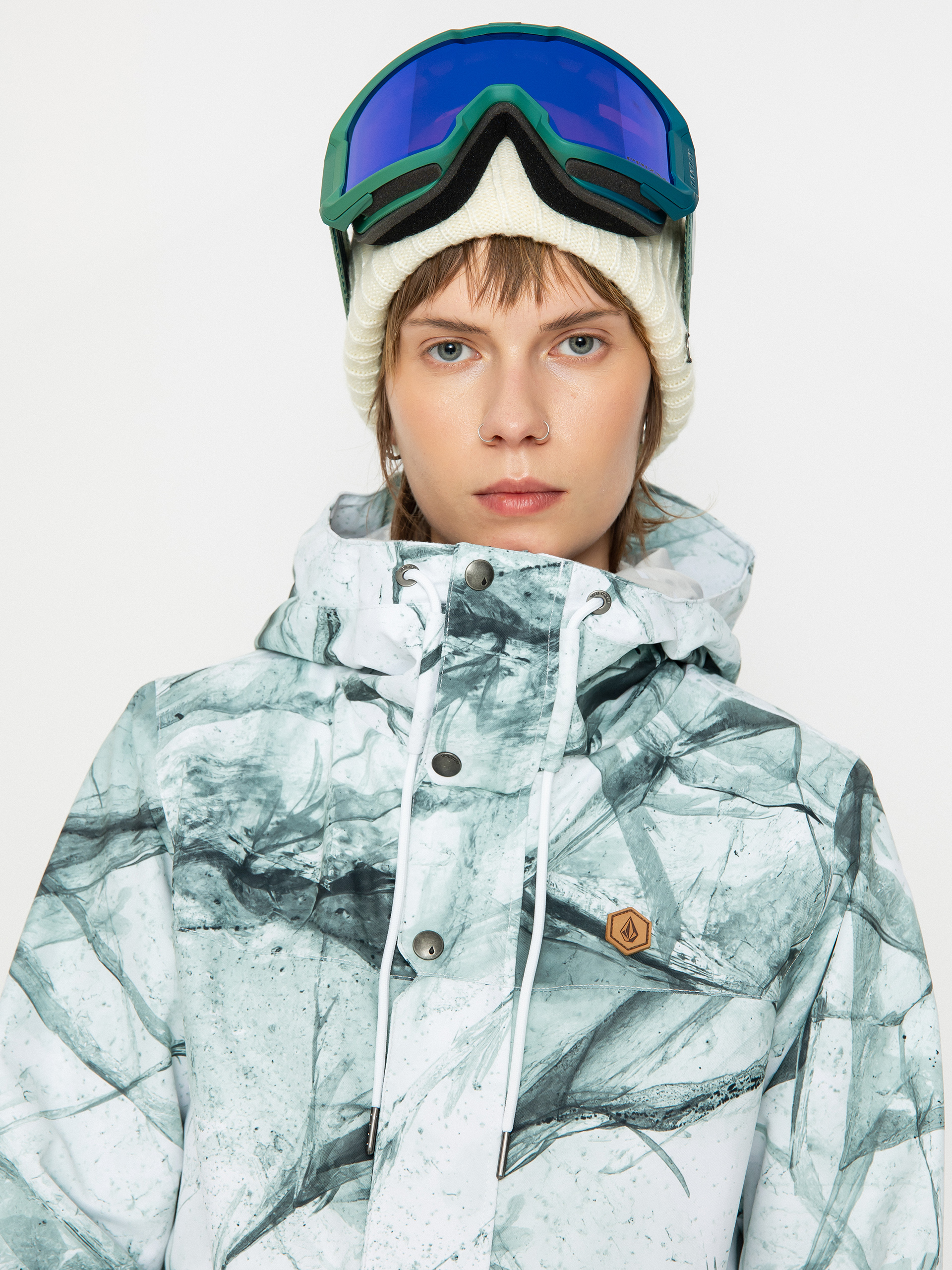 Dámská Snowboardová bunda Volcom Bolt Ins (white ice)