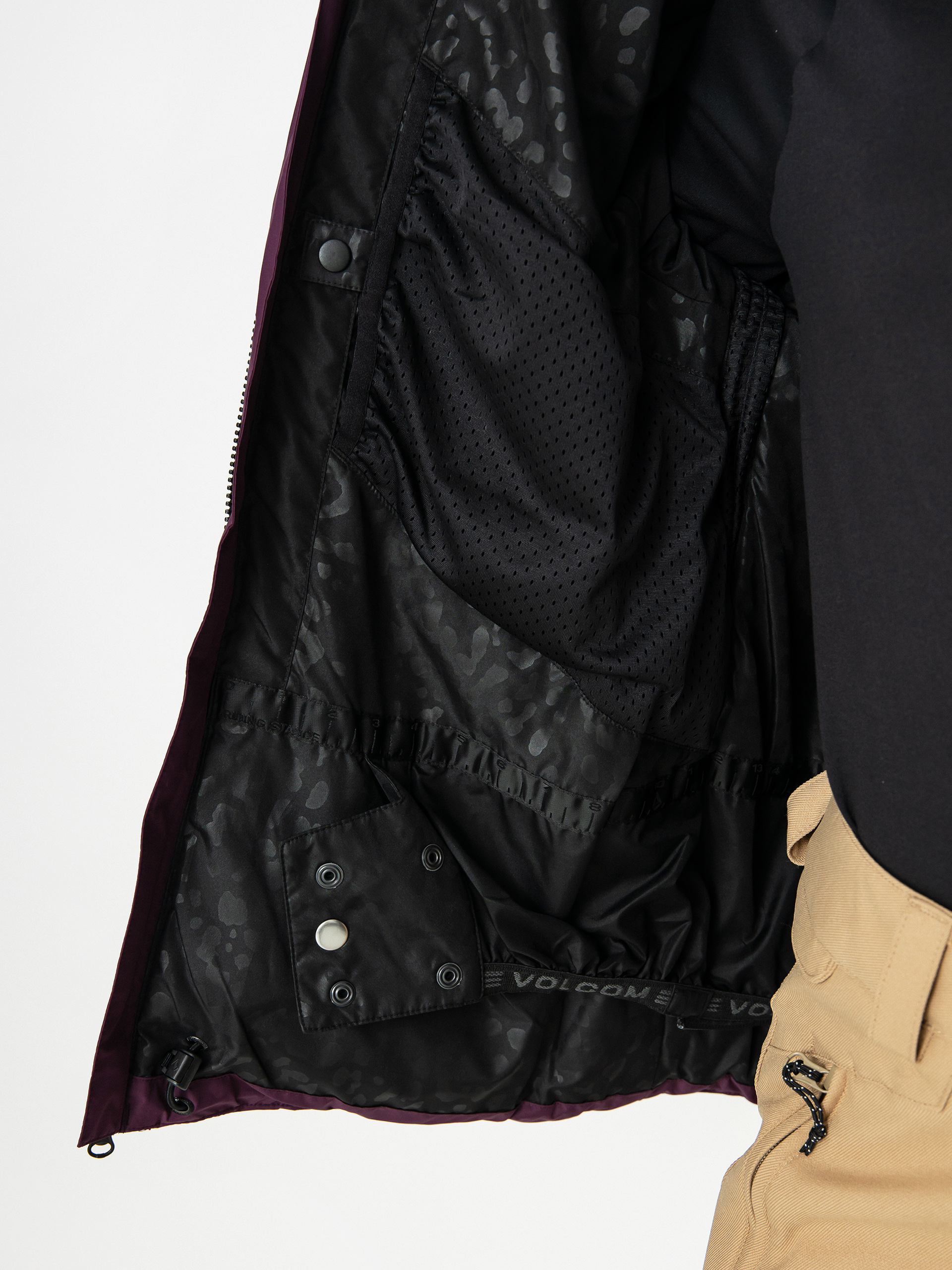 Dámská Snowboardová bunda Volcom Puffleup (blackberry)