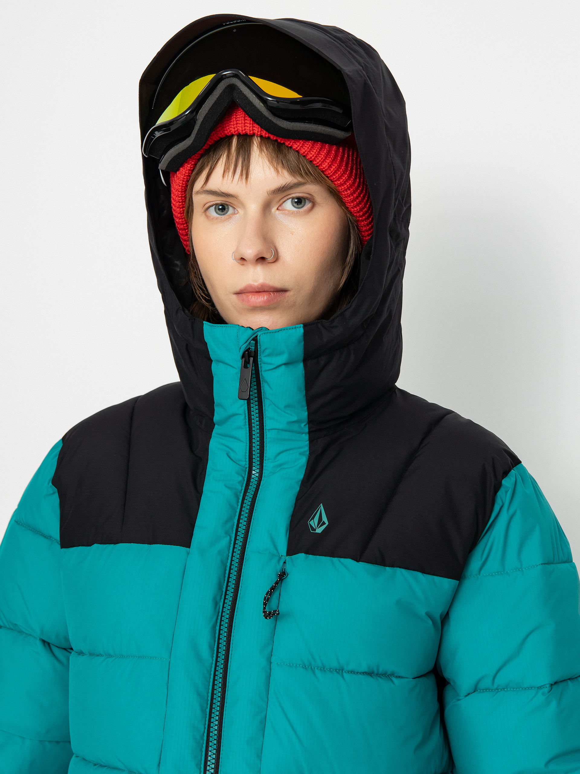 Dámská Snowboardová bunda Volcom Puffleup (vibrant green)