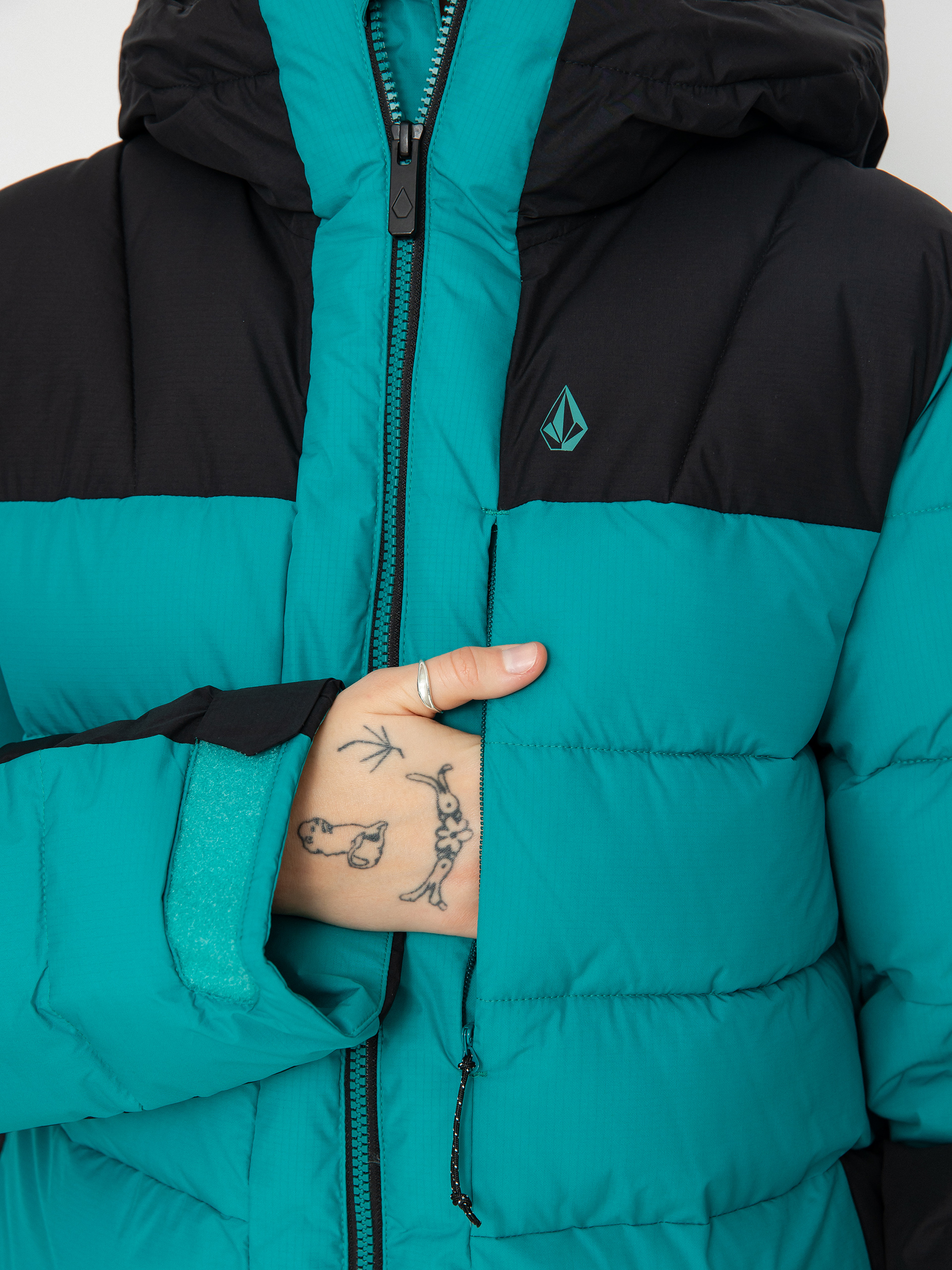 Dámská Snowboardová bunda Volcom Puffleup (vibrant green)