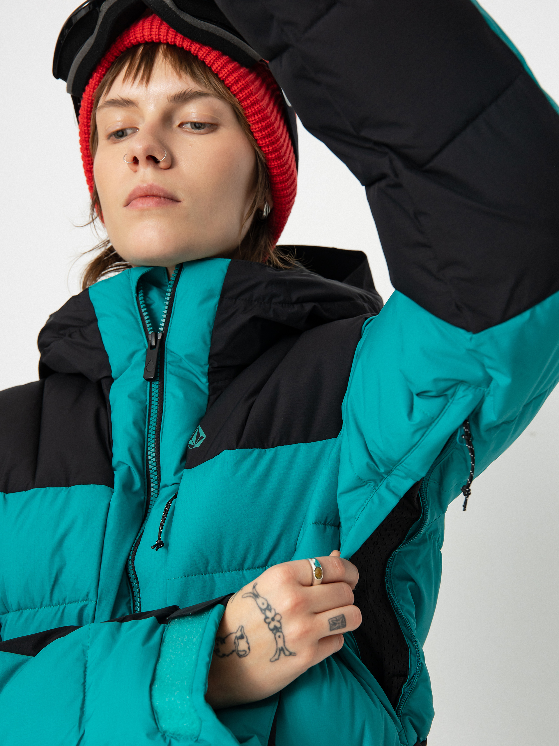 Dámská Snowboardová bunda Volcom Puffleup (vibrant green)