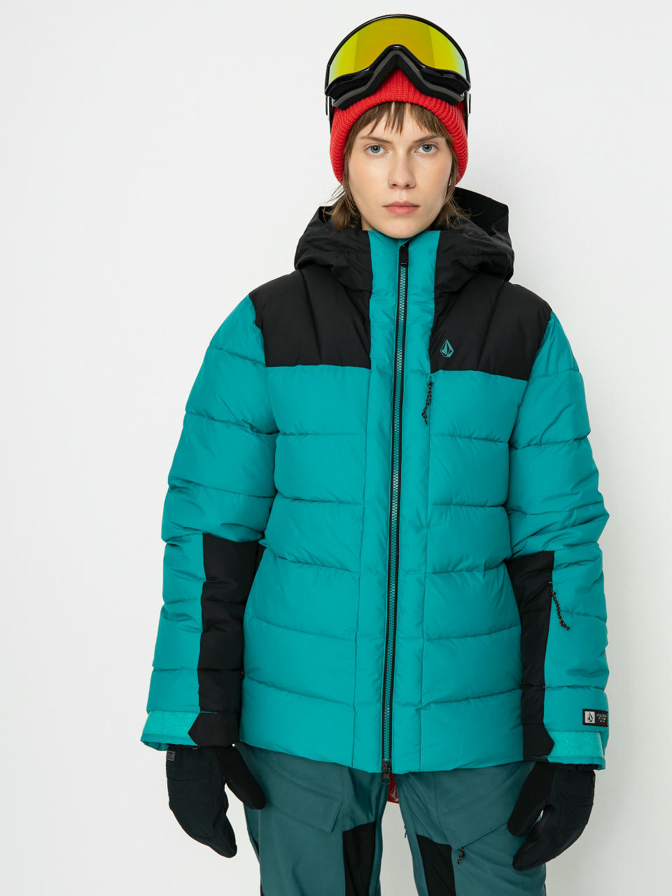 Dámská Snowboardová bunda Volcom Puffleup (vibrant green)