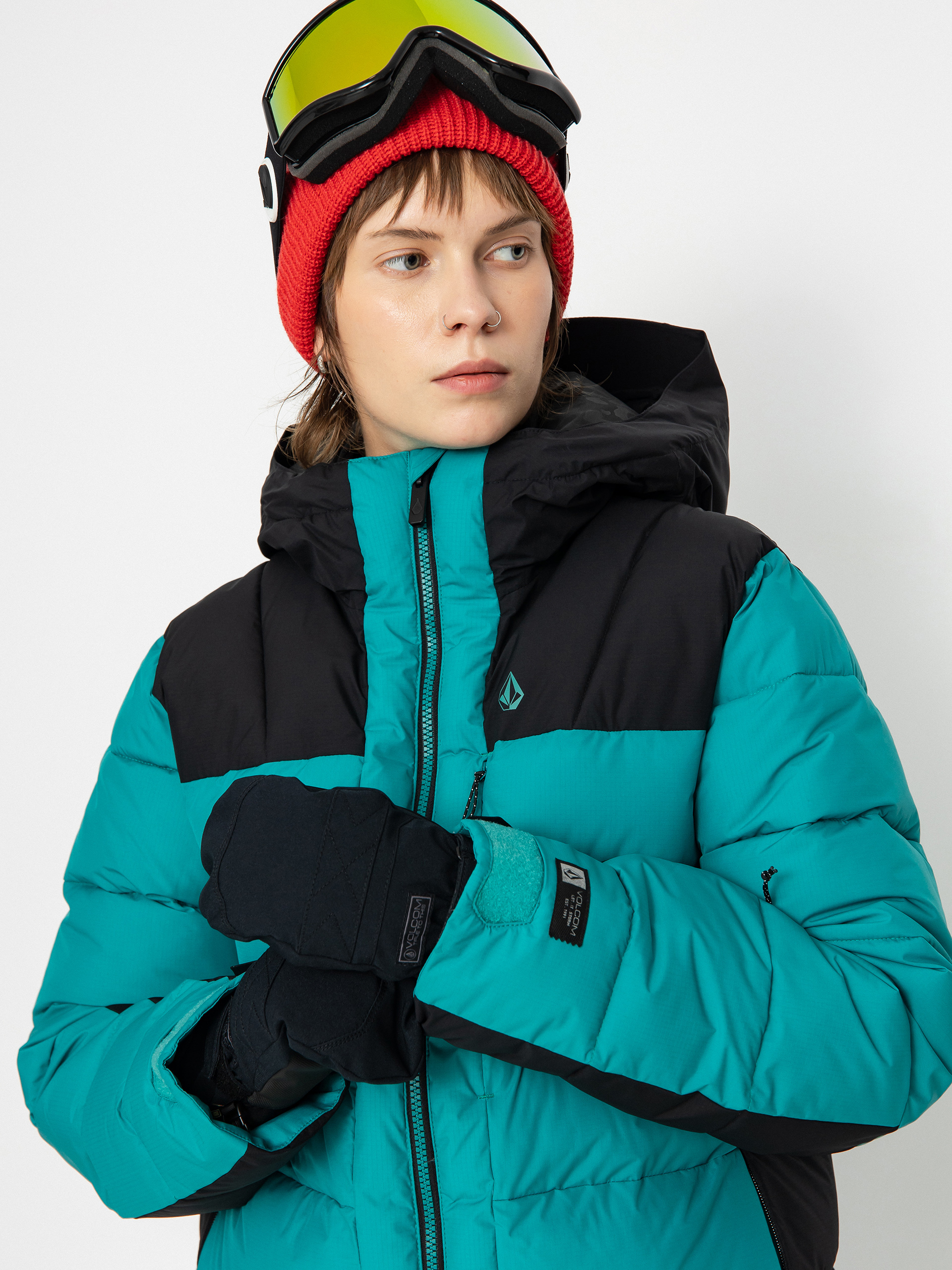 Dámská Snowboardová bunda Volcom Puffleup (vibrant green)