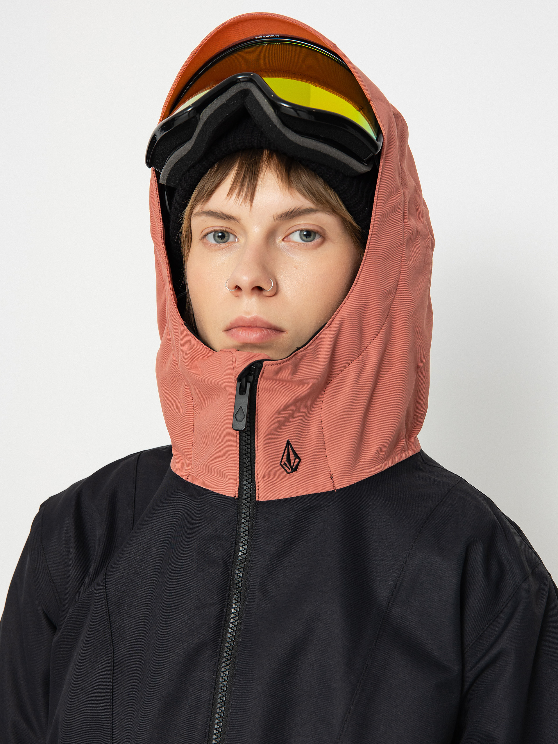 Dámská Snowboardová bunda Volcom Ashfield Pullover (earth pink)