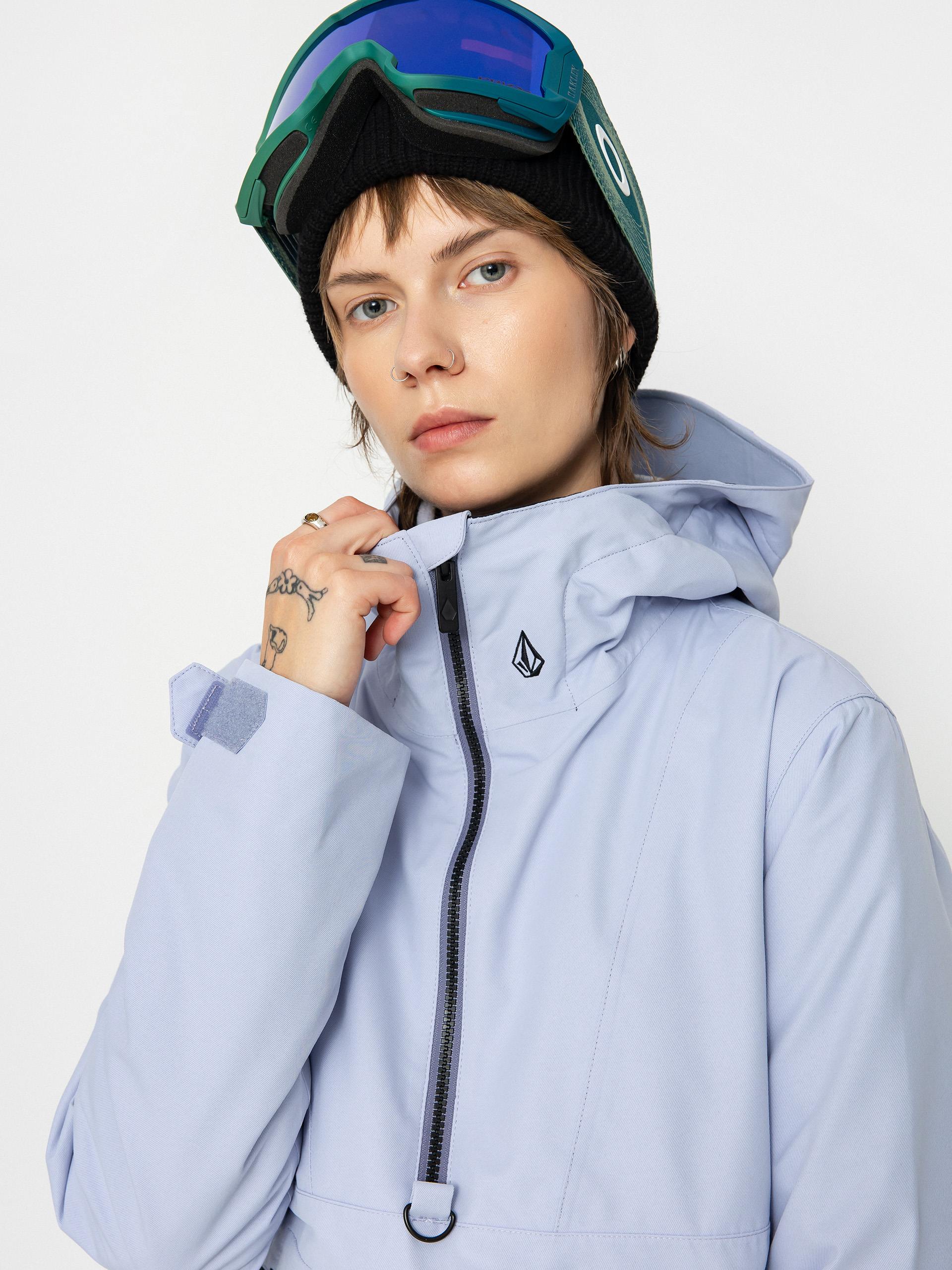 Dámská Snowboardová bunda Volcom Ashfield Pullover (lilac ash)