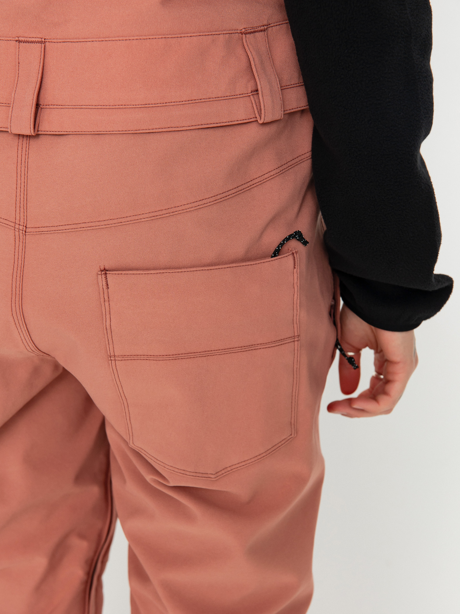 Dámské Snowboardové kalhoty Volcom Swift Bib Overall (earth pink)