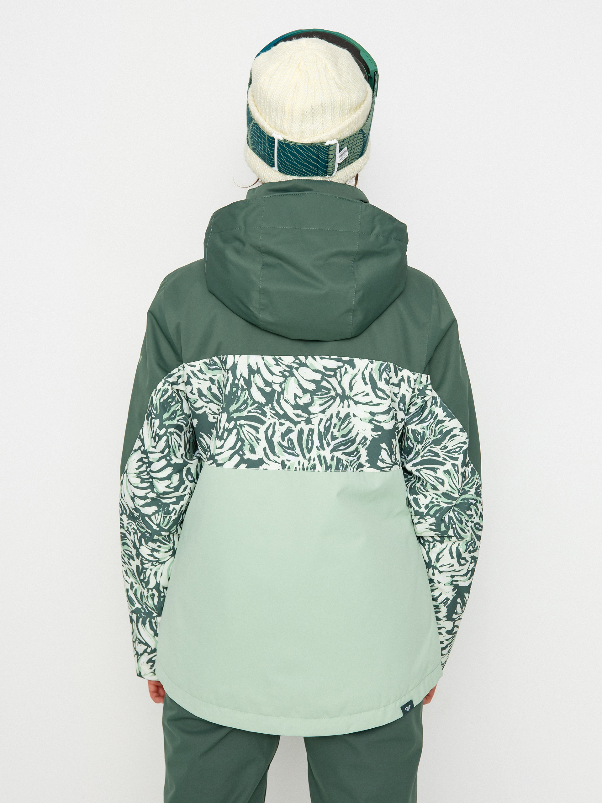 Dámská Snowboardová bunda Roxy Jetty Block (dark forest wild)