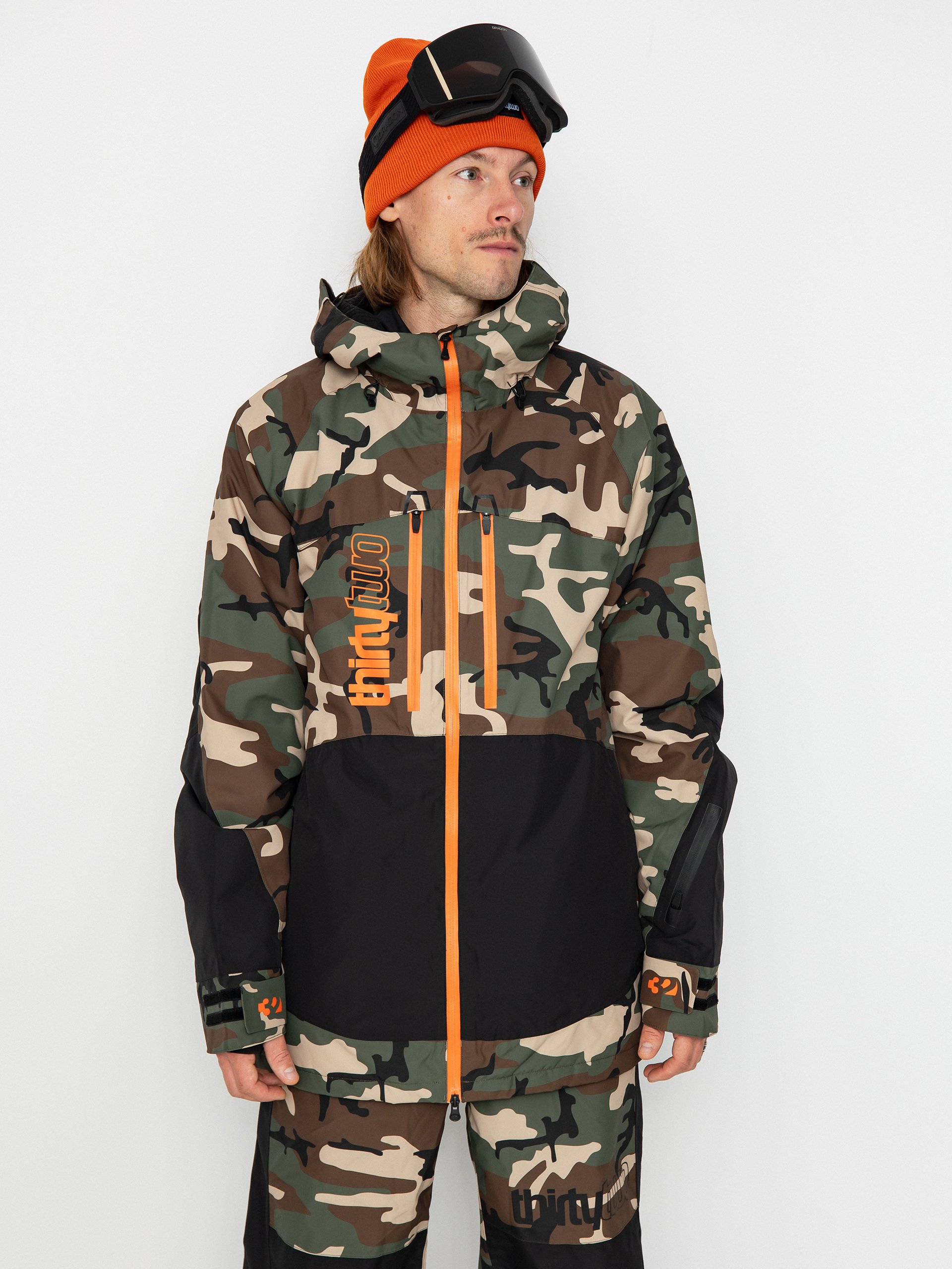 Pánská Snowboardová bunda ThirtyTwo Lashed Insulated (black/camo)