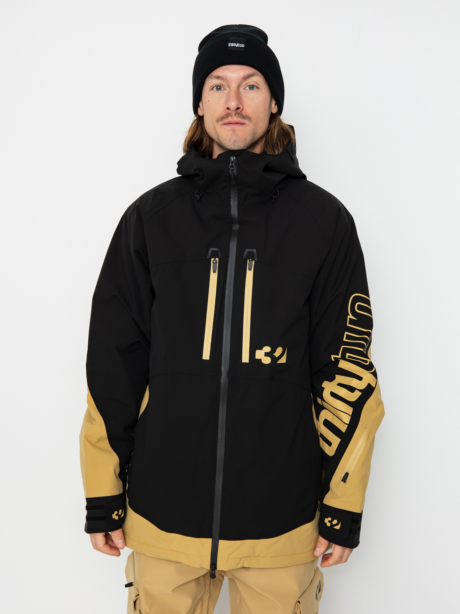 Pánská Snowboardová bunda ThirtyTwo Lashed Insulated (black/tan)