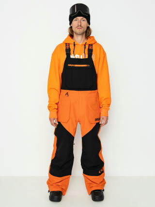 Snowboardové kalhoty ThirtyTwo Basement Bib (black/orange)