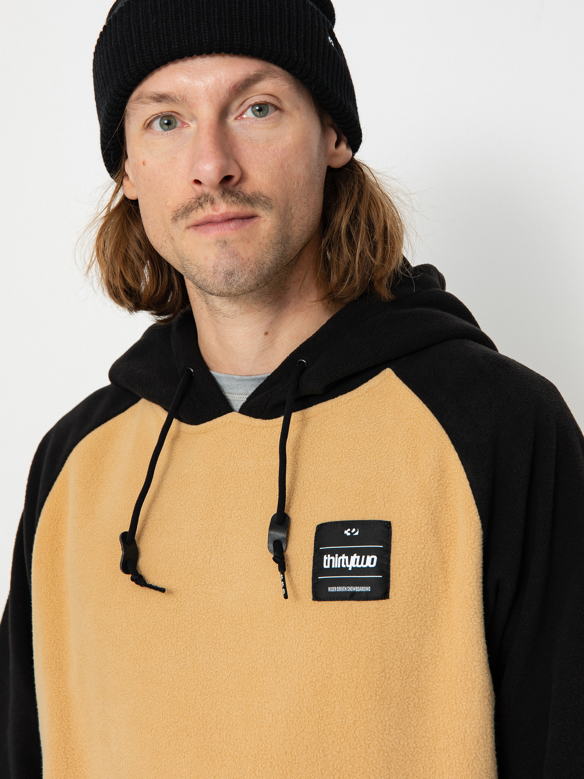 Mikina s kapucí ThirtyTwo Rest Stop (black/tan)