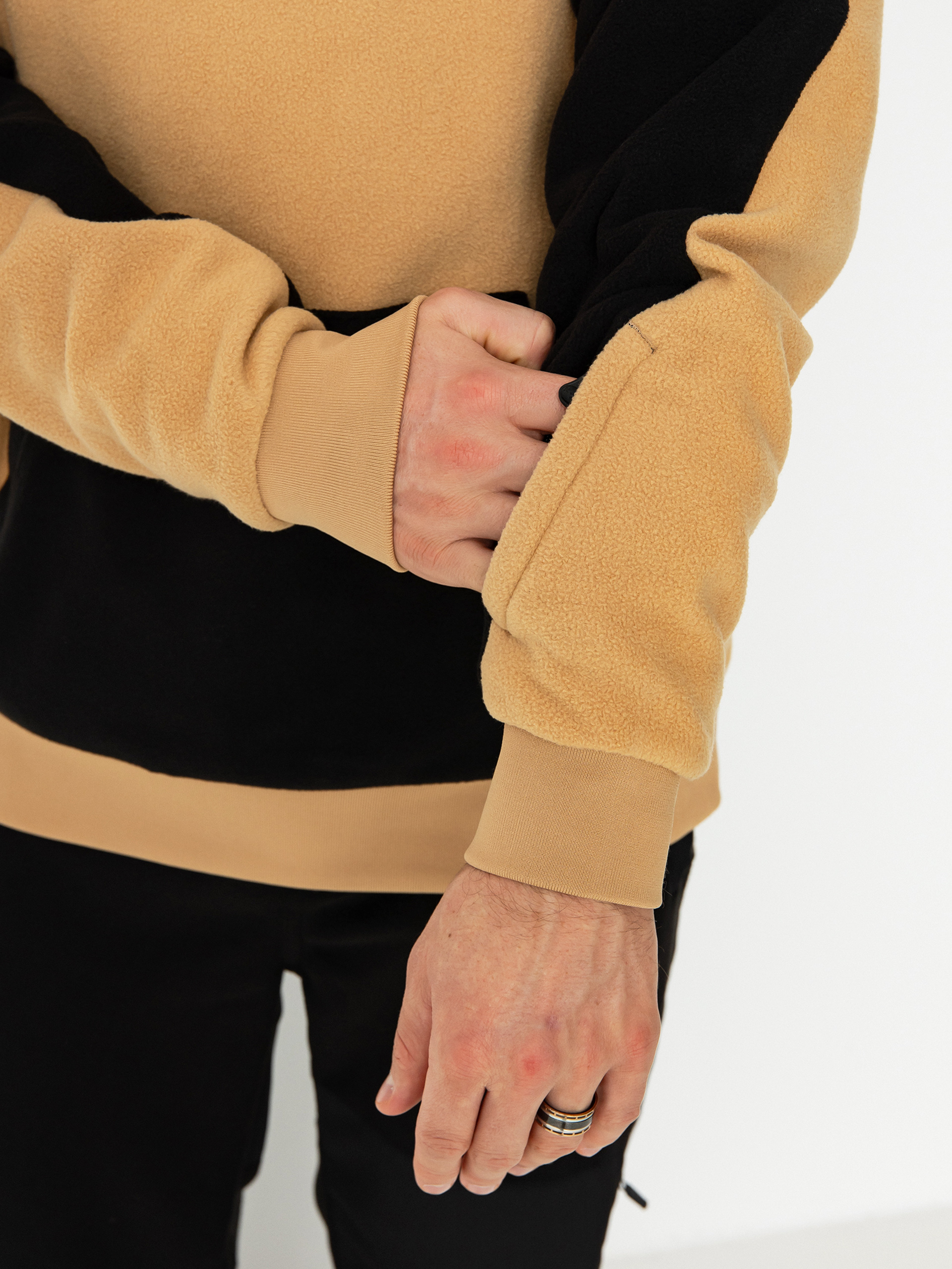 Mikina s kapucí ThirtyTwo Rest Stop (black/tan)