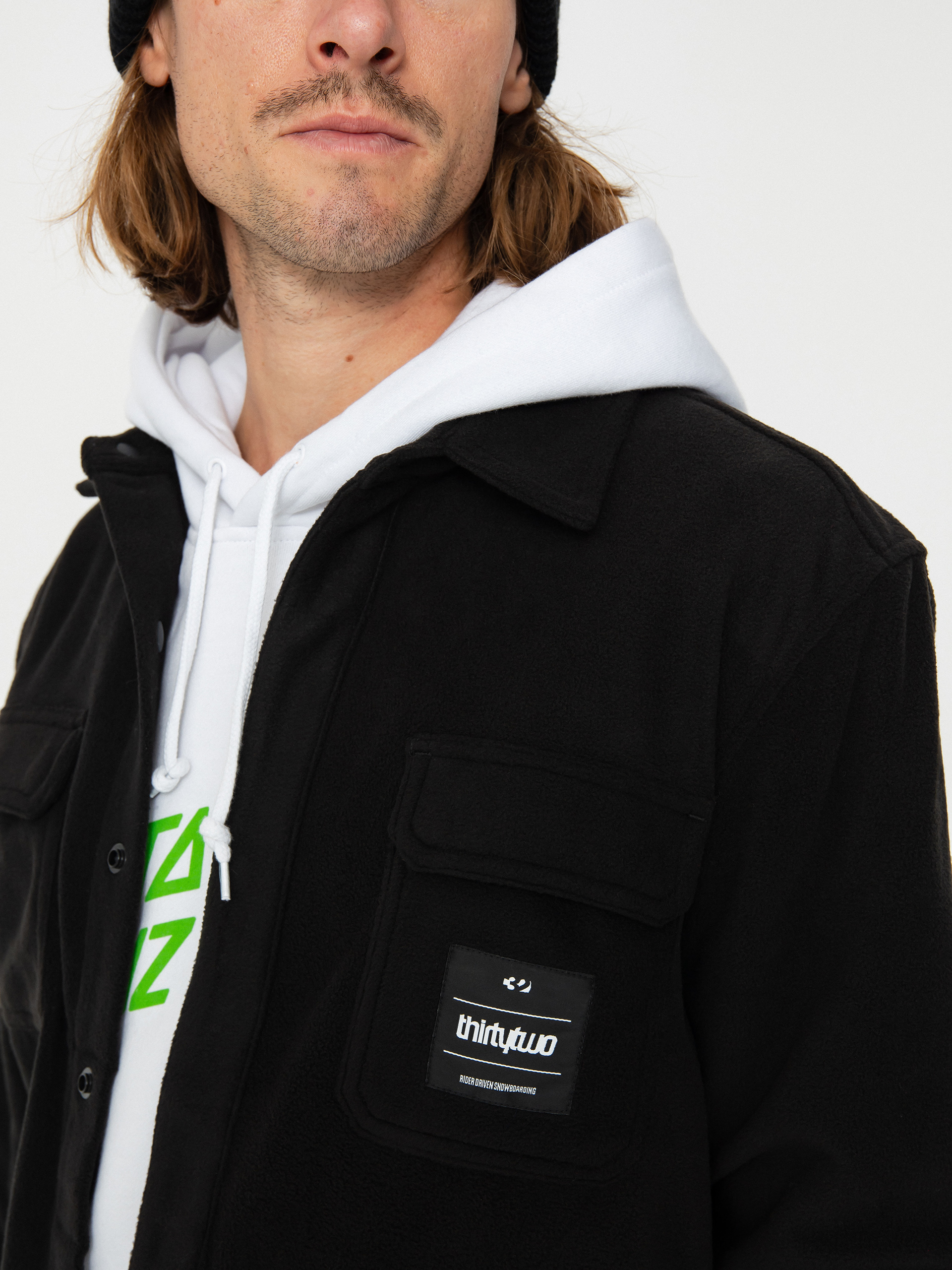 Košile ThirtyTwo Rest Stop Shirt (black)