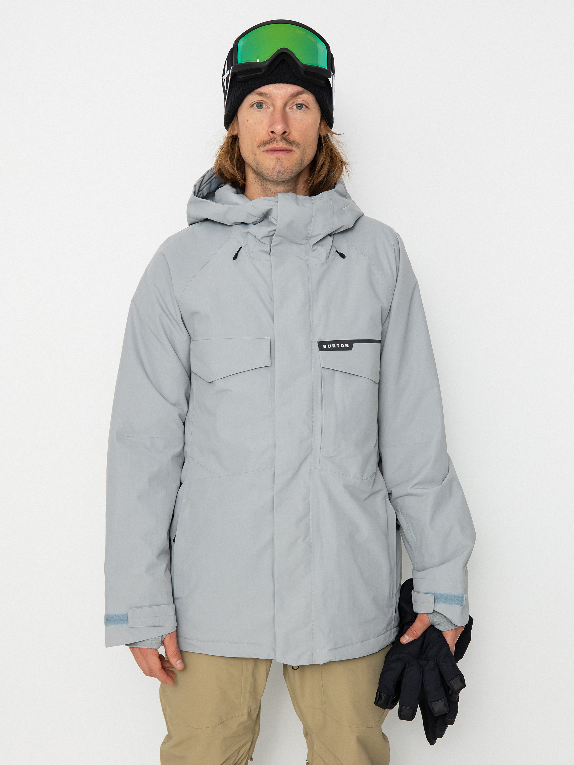 Pánská Snowboardová bunda Burton Covert 2.0 (silver sconce)