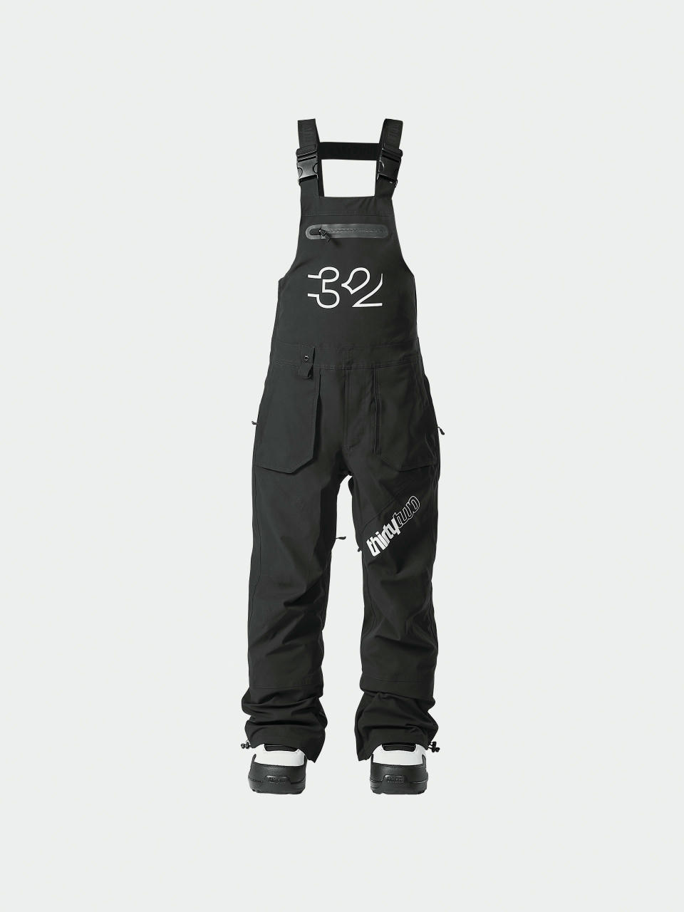 Snowboardové kalhoty ThirtyTwo Youth Basement Bib JR (black)