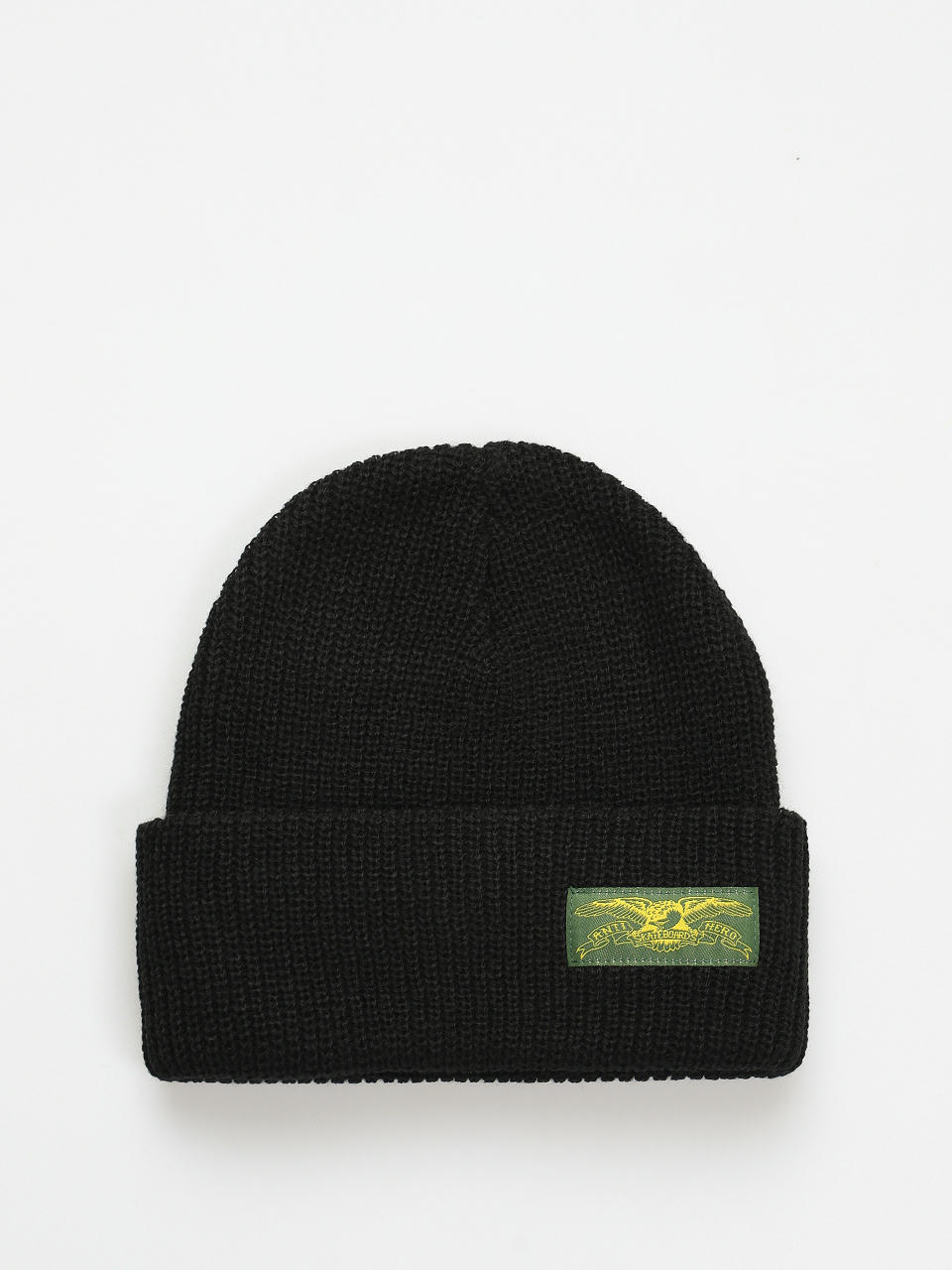 Čepice Antihero Stock Eglelabl Beanie (black/yellow)