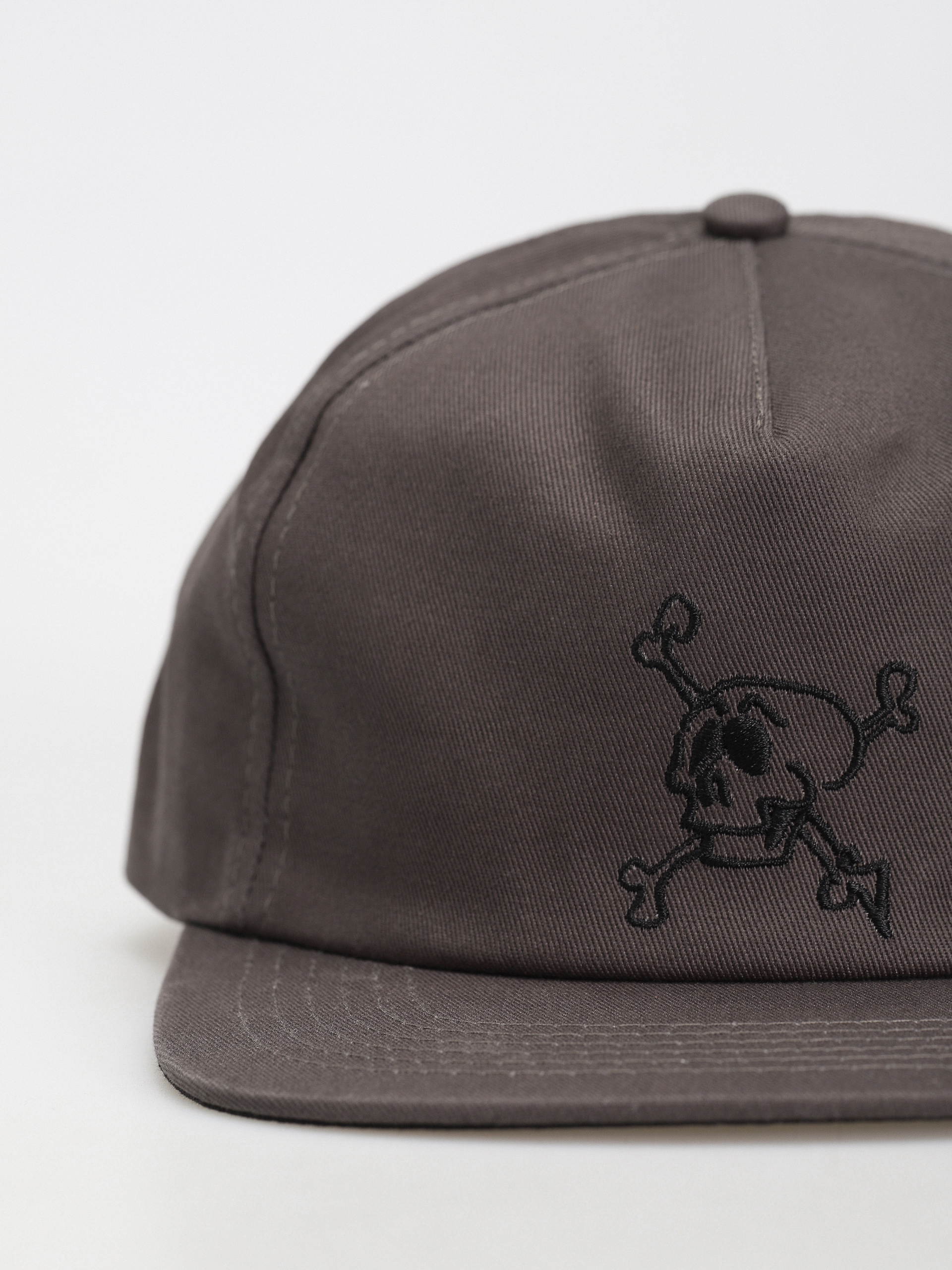 Kšiltovka Krooked Adj Style Snapback (charcoal/black)