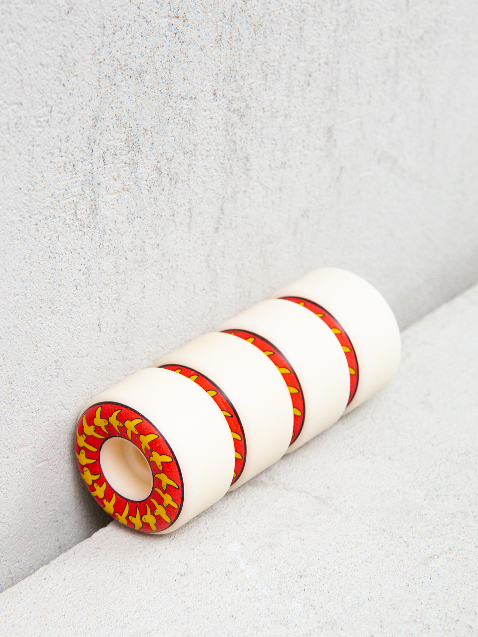 Kolečka Spitfire F4 99D Conical Full Gonz Birds (white/red)