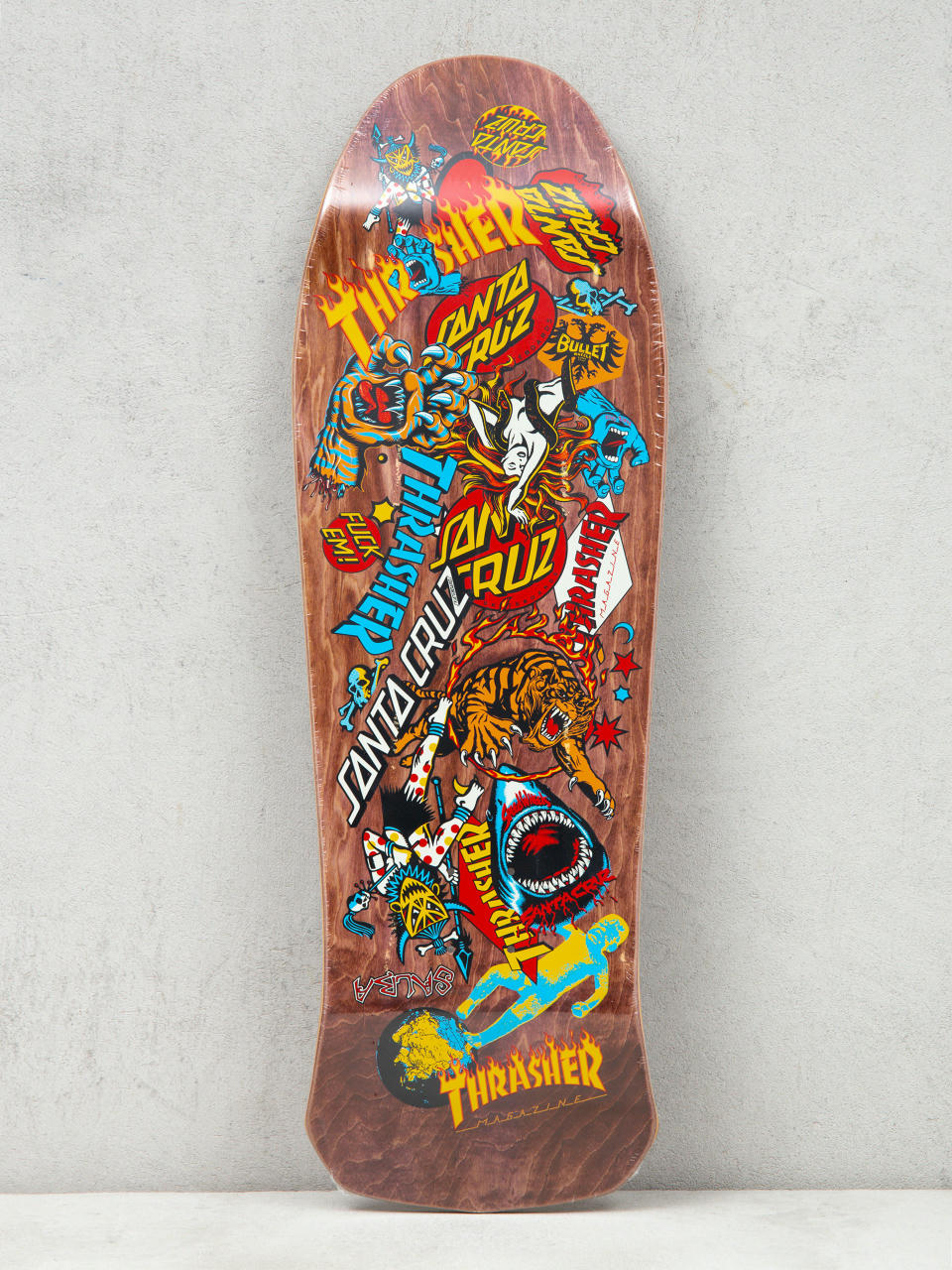 Deska Santa Cruz X Thrasher Salba Oops (brown)