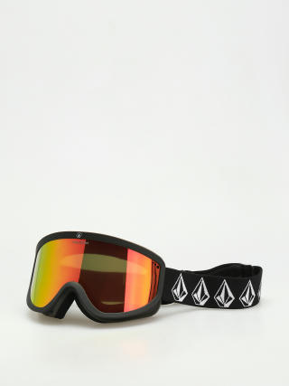 Brýle na snowboard Volcom Footprints (matte black stone/red chrome+bl yellow)
