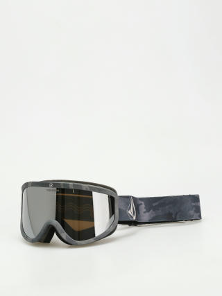 Brýle na snowboard Volcom Footprints (cloudwash camo/silver chrome+bl yellow)