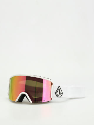 Brýle na snowboard Volcom Garden (matte white/pink chrome+bl yellow)