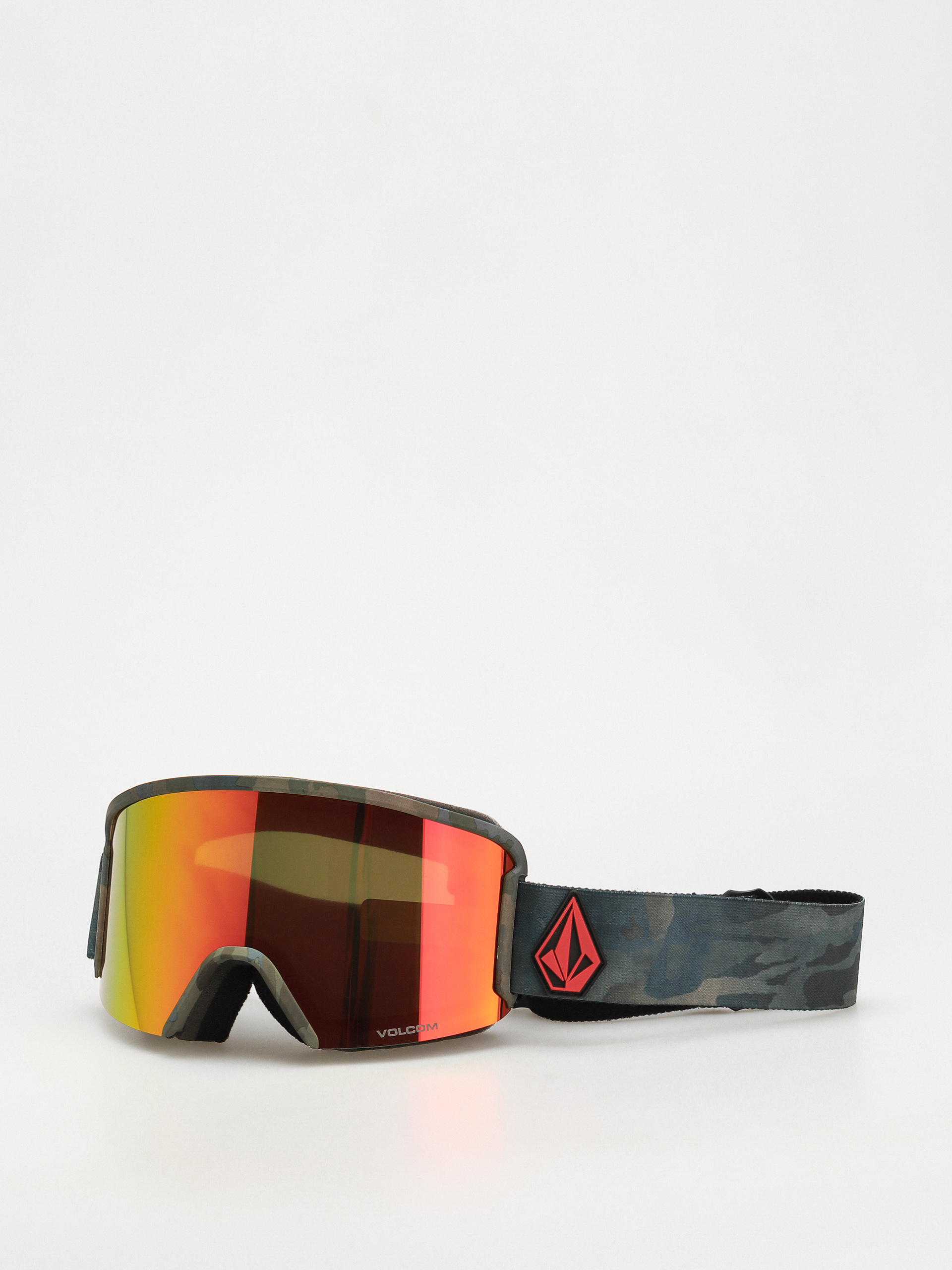 Brýle na snowboard Volcom Garden (cloudwash camo/red chrome+bl yellow)