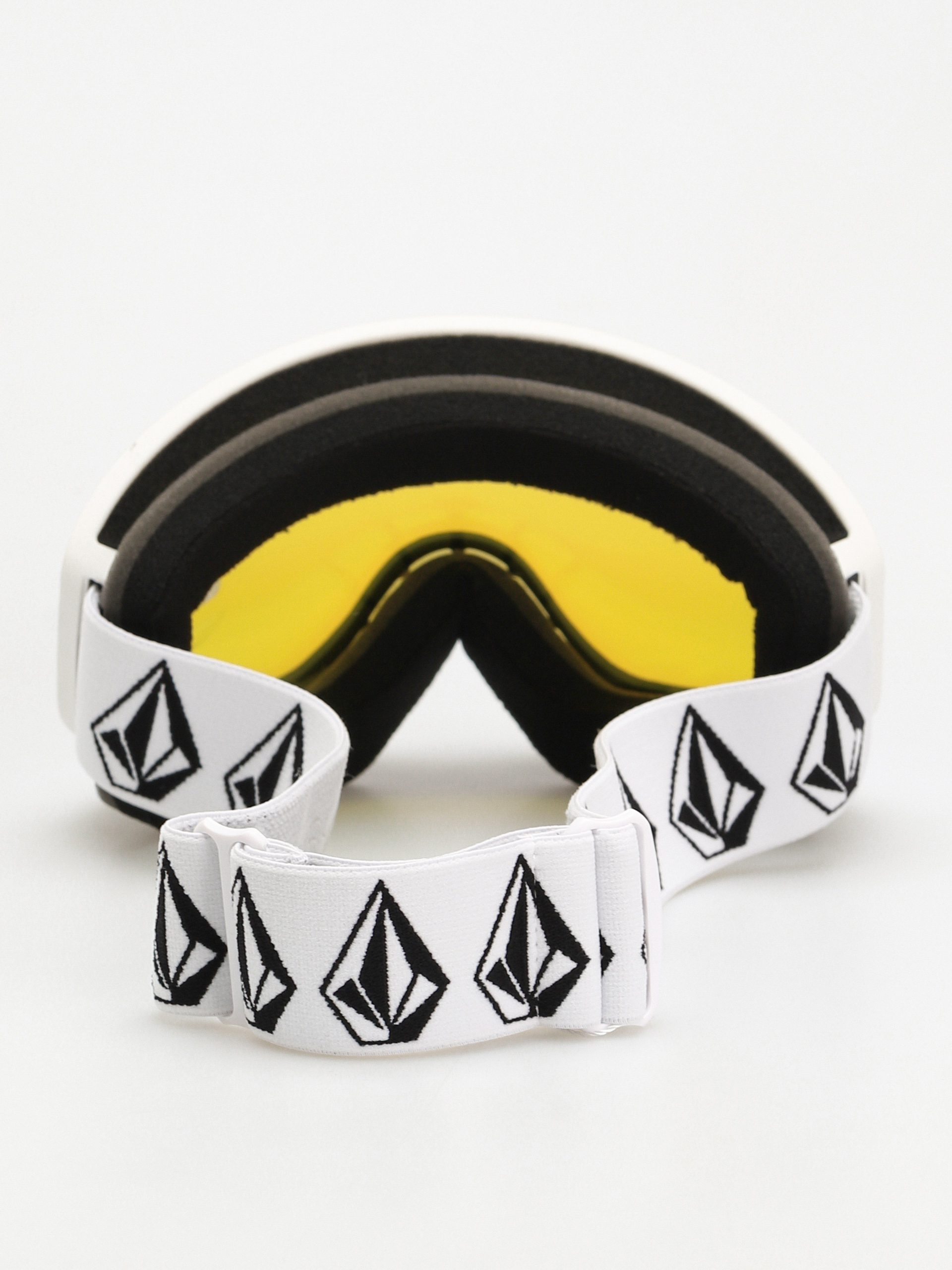 Brýle na snowboard Volcom Footprints (matte white stone/ice chrome+bl dark grey)