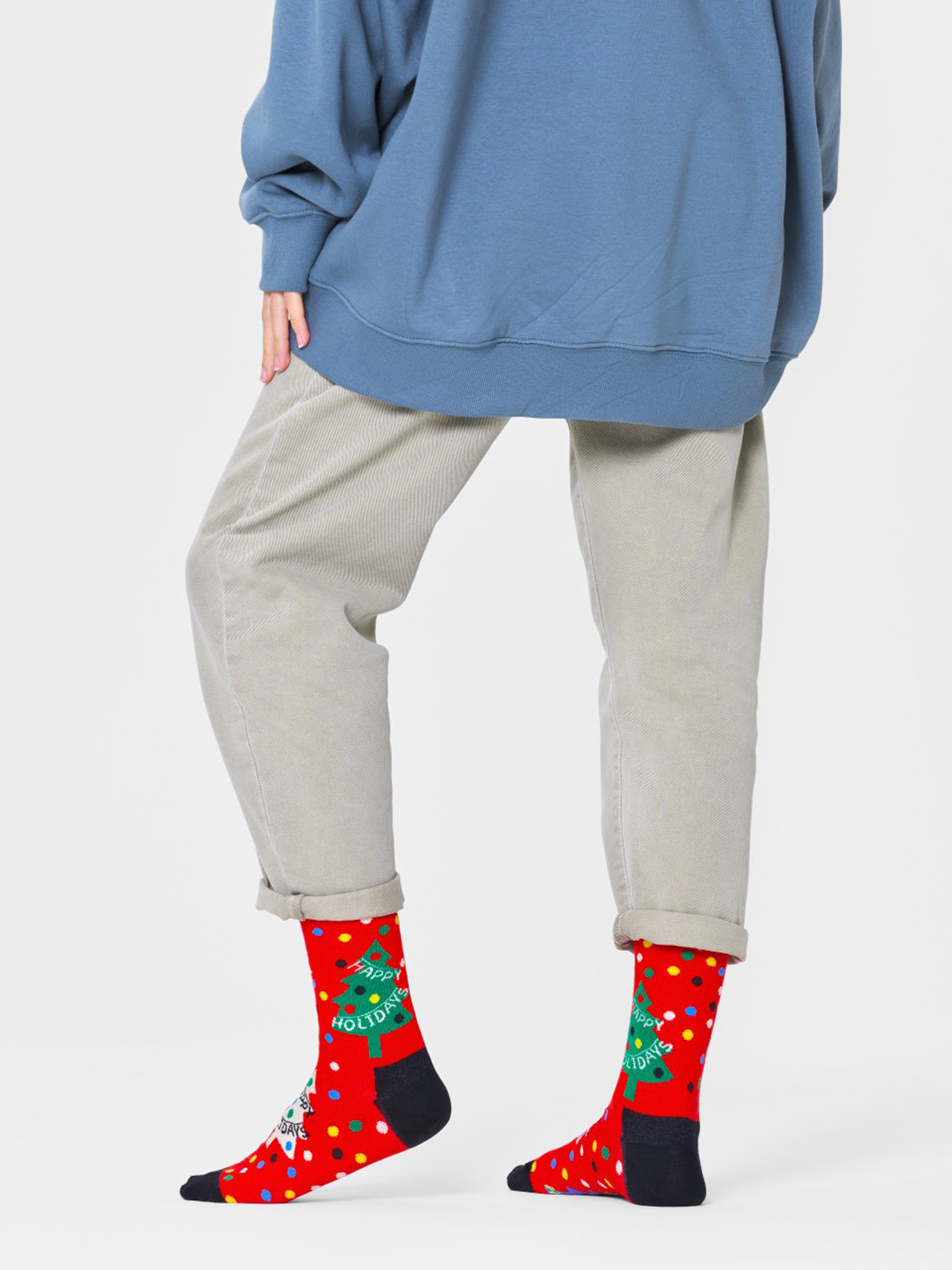 Ponožky Happy Socks Happy Holidays (red)