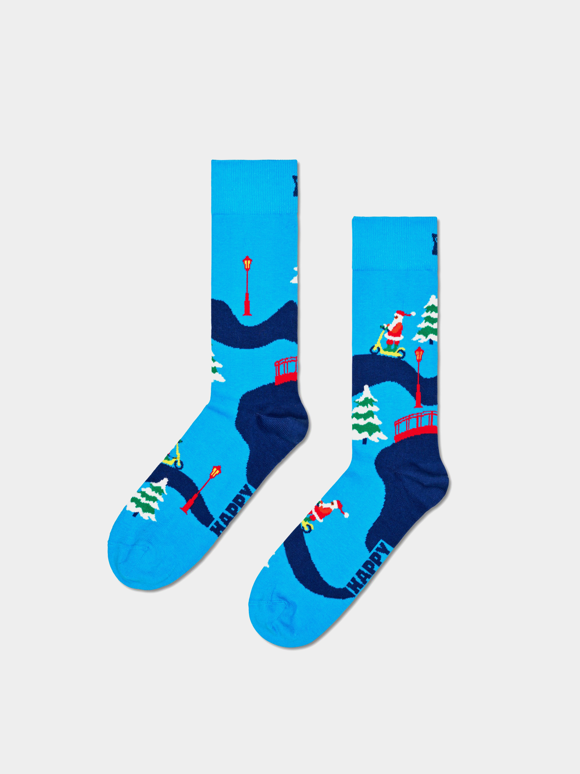 Ponožky Happy Socks 4 Pack Santa's Workshops Gift Set (green)