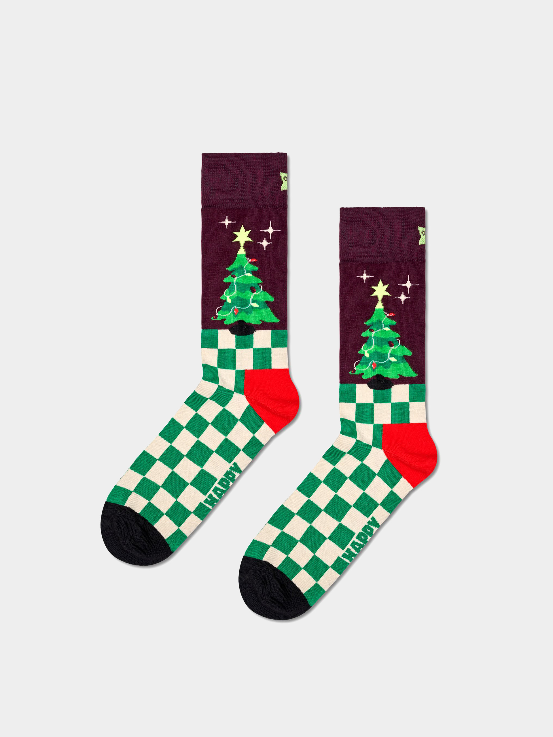 Ponožky Happy Socks 4 Pack Santa's Workshops Gift Set (green)