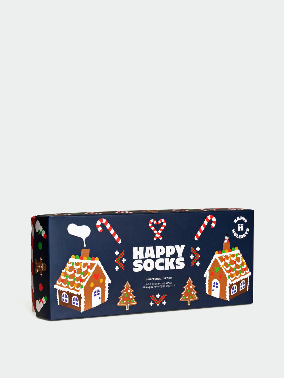 Ponožky Happy Socks 4 Pack Gingerbreads Gift Set (navy)