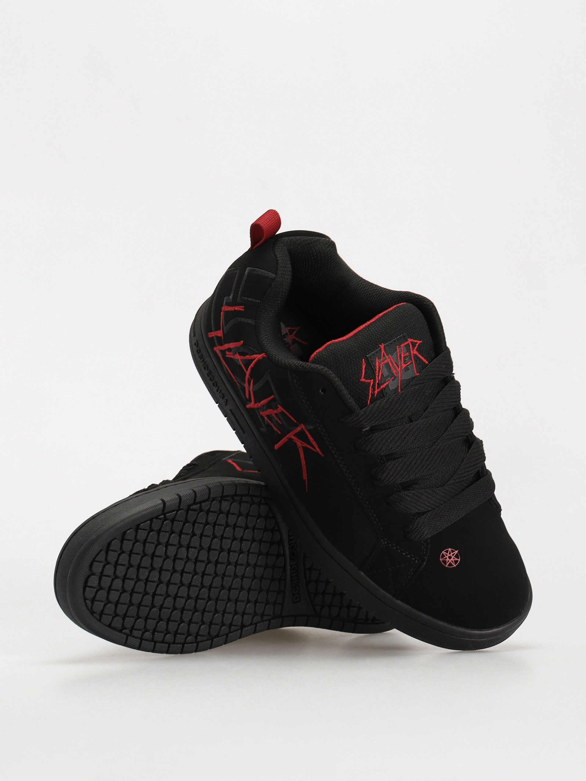 Boty DC X Slayer Court Graffik (black/black/red)