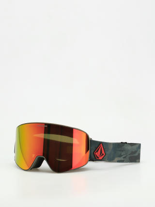 Brýle na snowboard Volcom Odyssey (cloudwash camo/red chrome+bl yellow)
