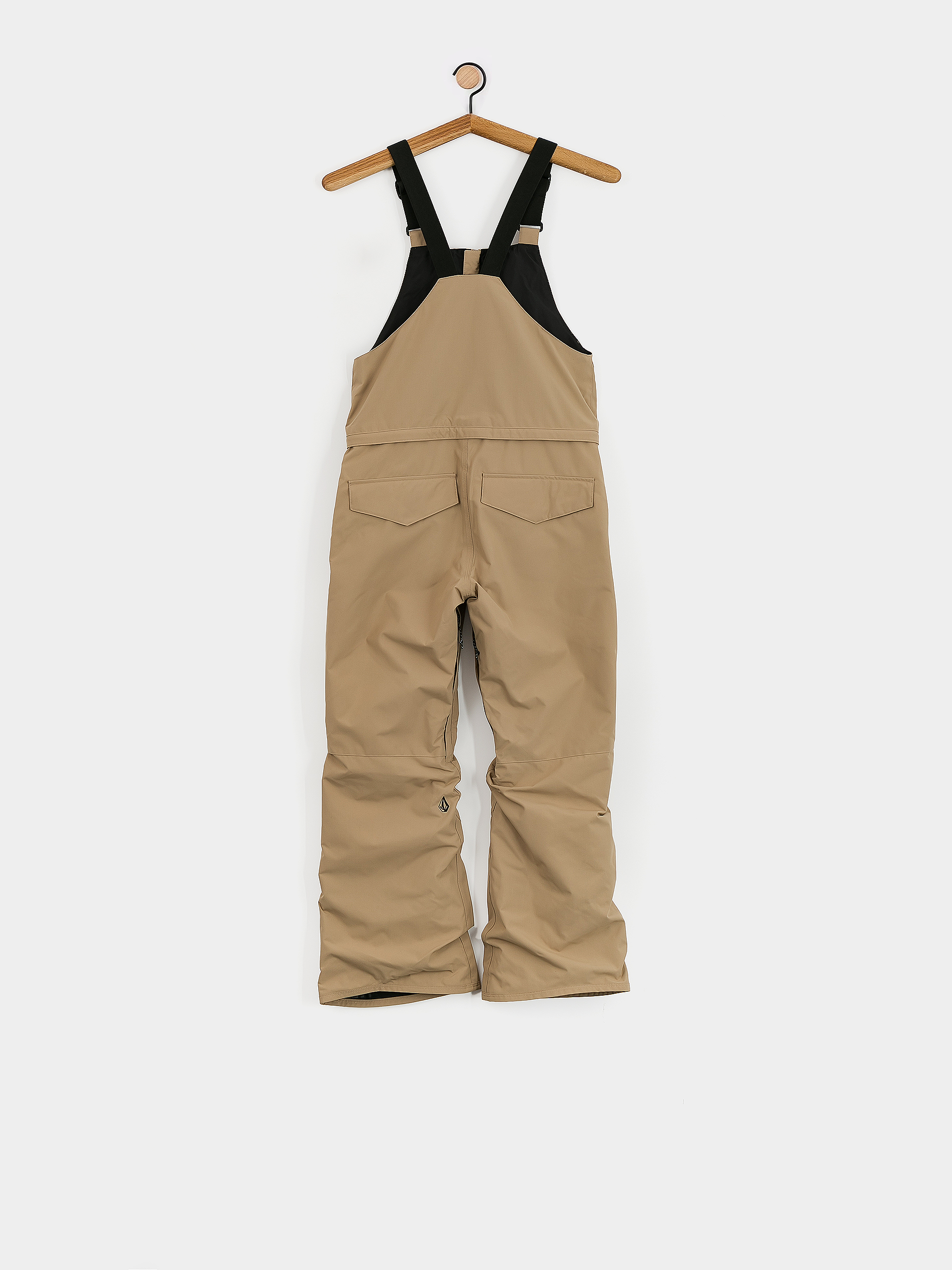 Snowboardové kalhoty Volcom Barkley Ins Bib Overall JR (dark khaki)