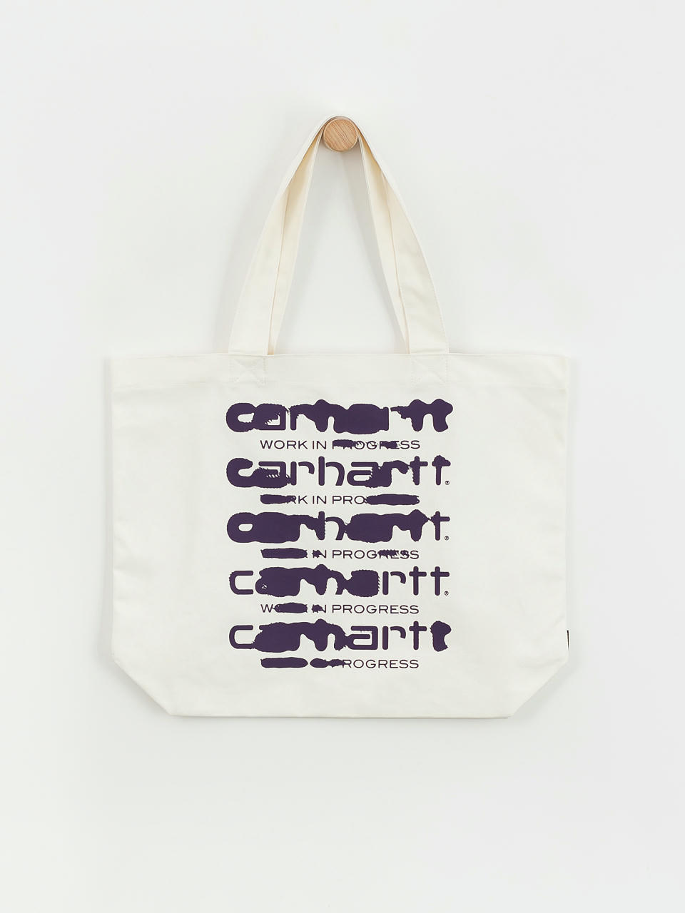 Taška Carhartt WIP Canvas Graphic Tote (ink bleed print/wax/tyrian)