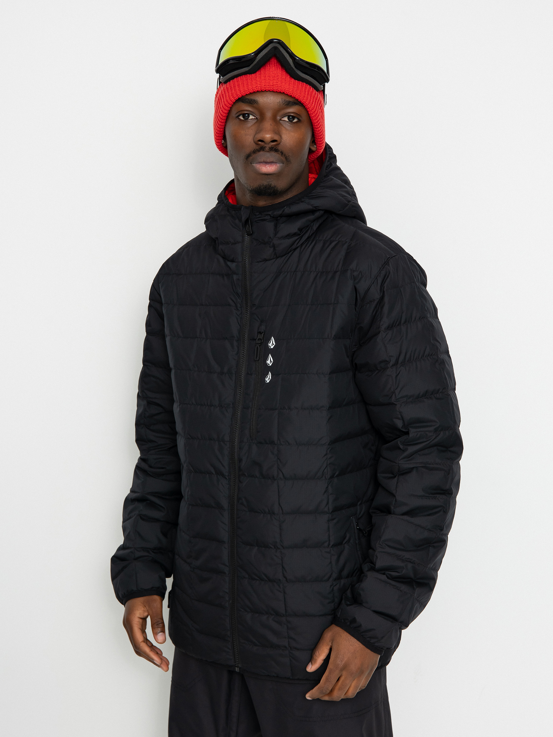 Pánská Snowboardová bunda Volcom Puff Puff Give (black)