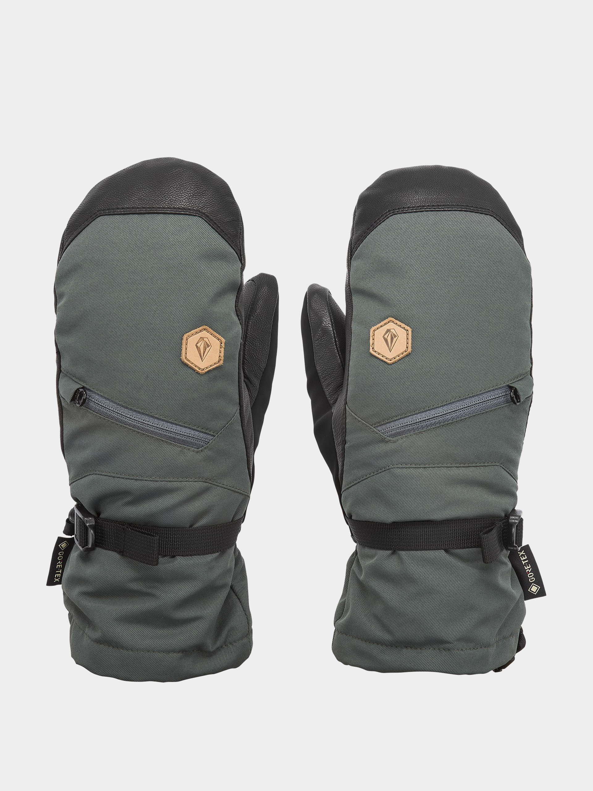 Rukavice Volcom Skye Gore Tex Over Mitt Wmn (eucalyptus)