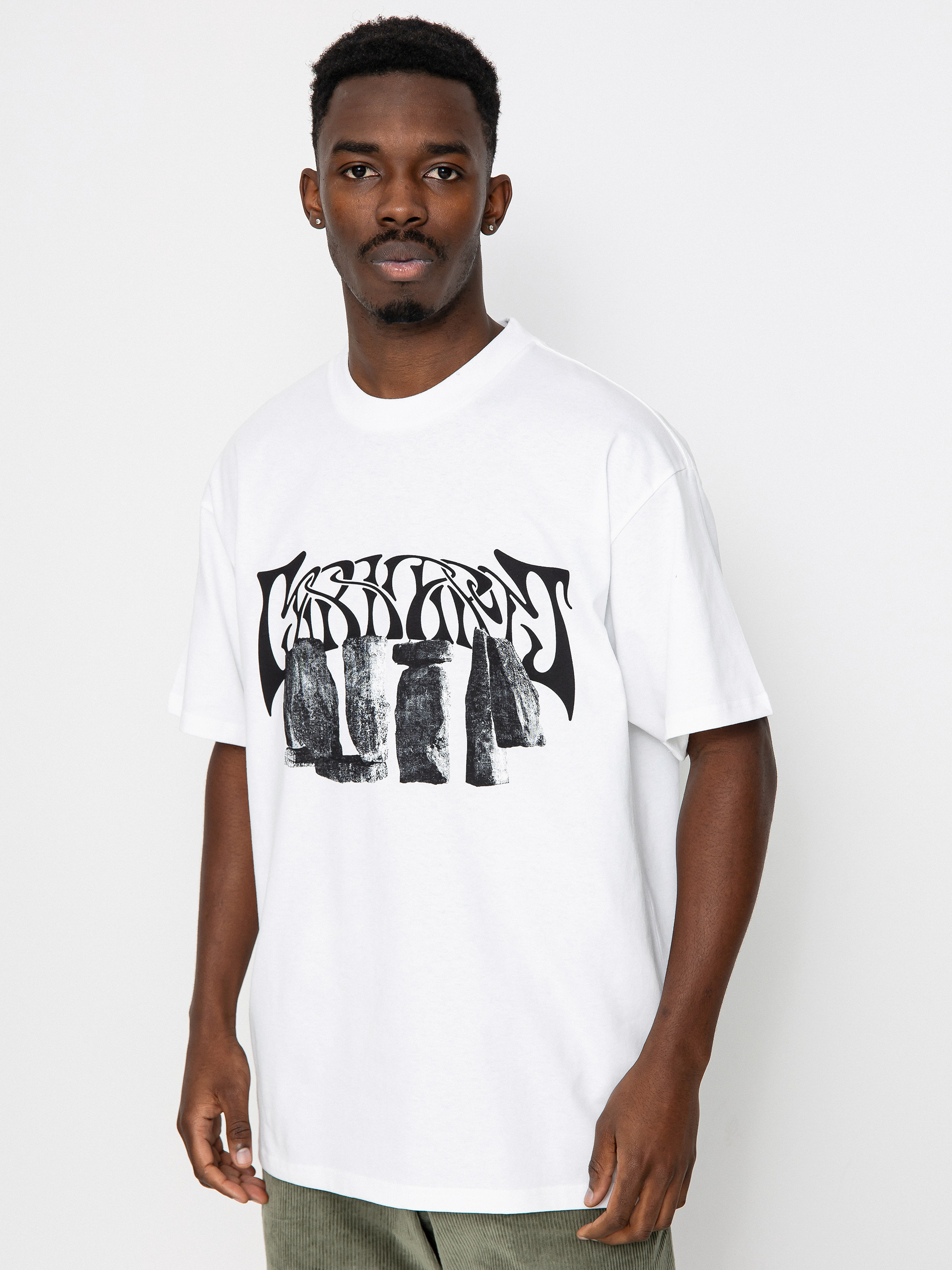 Tričko Carhartt WIP Pagan (white/black)