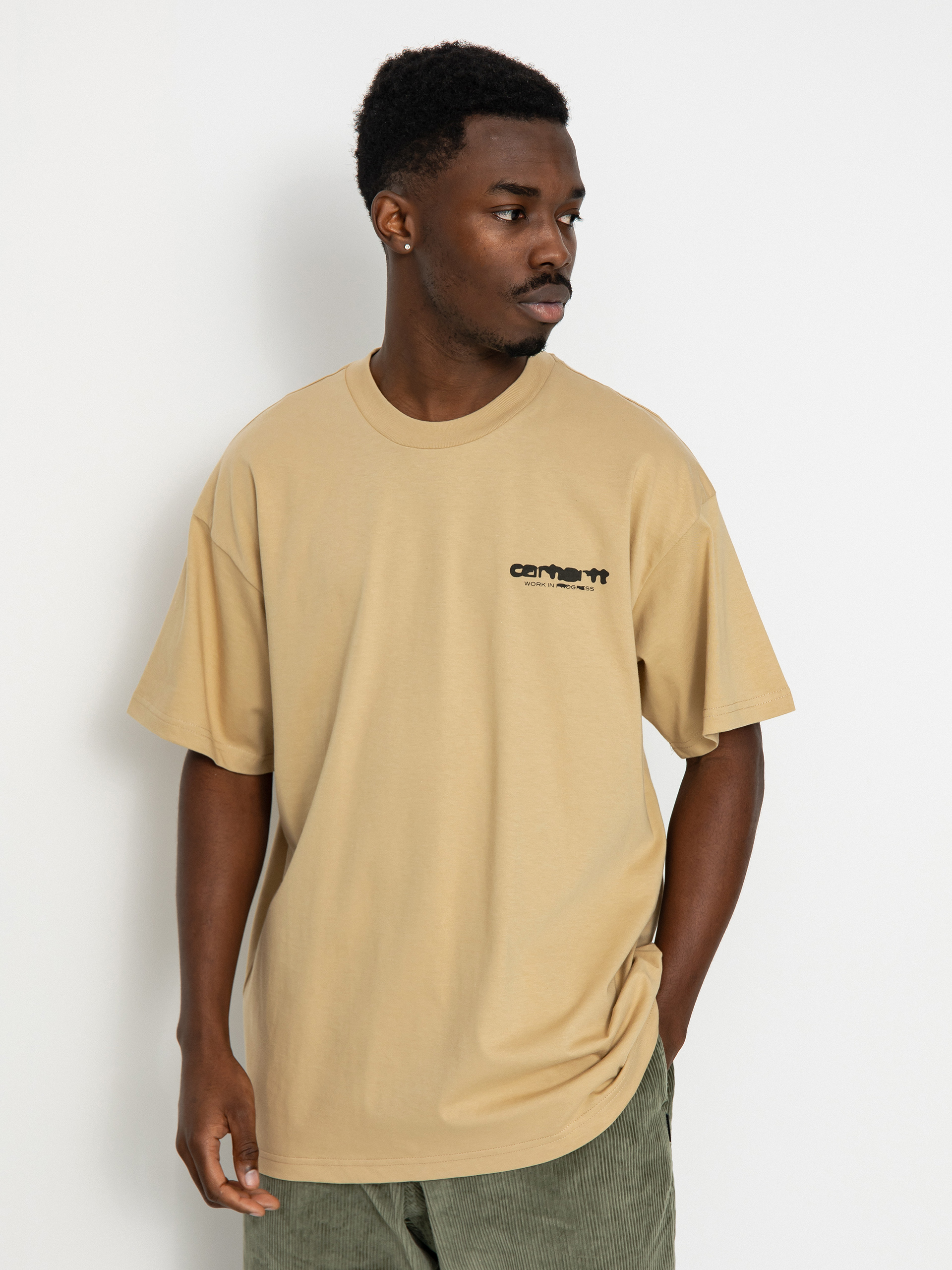 Tričko Carhartt WIP Ink Bleed (sable/tobacco)