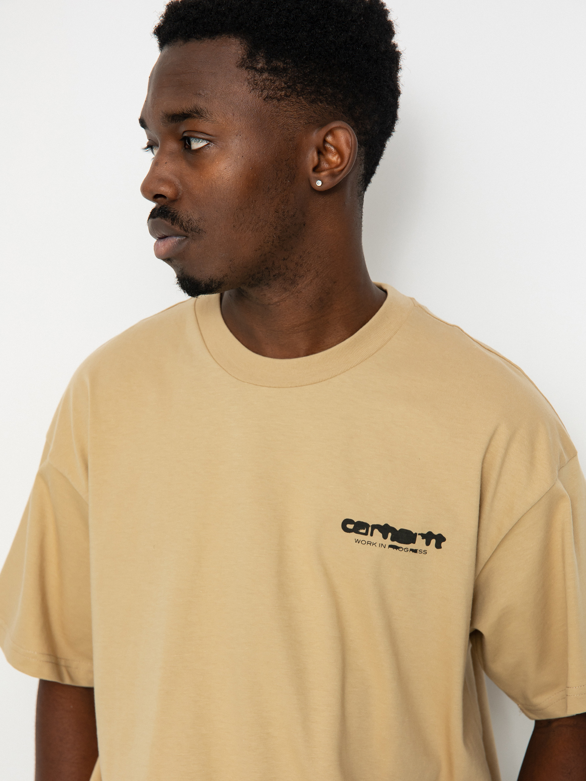 Tričko Carhartt WIP Ink Bleed (sable/tobacco)