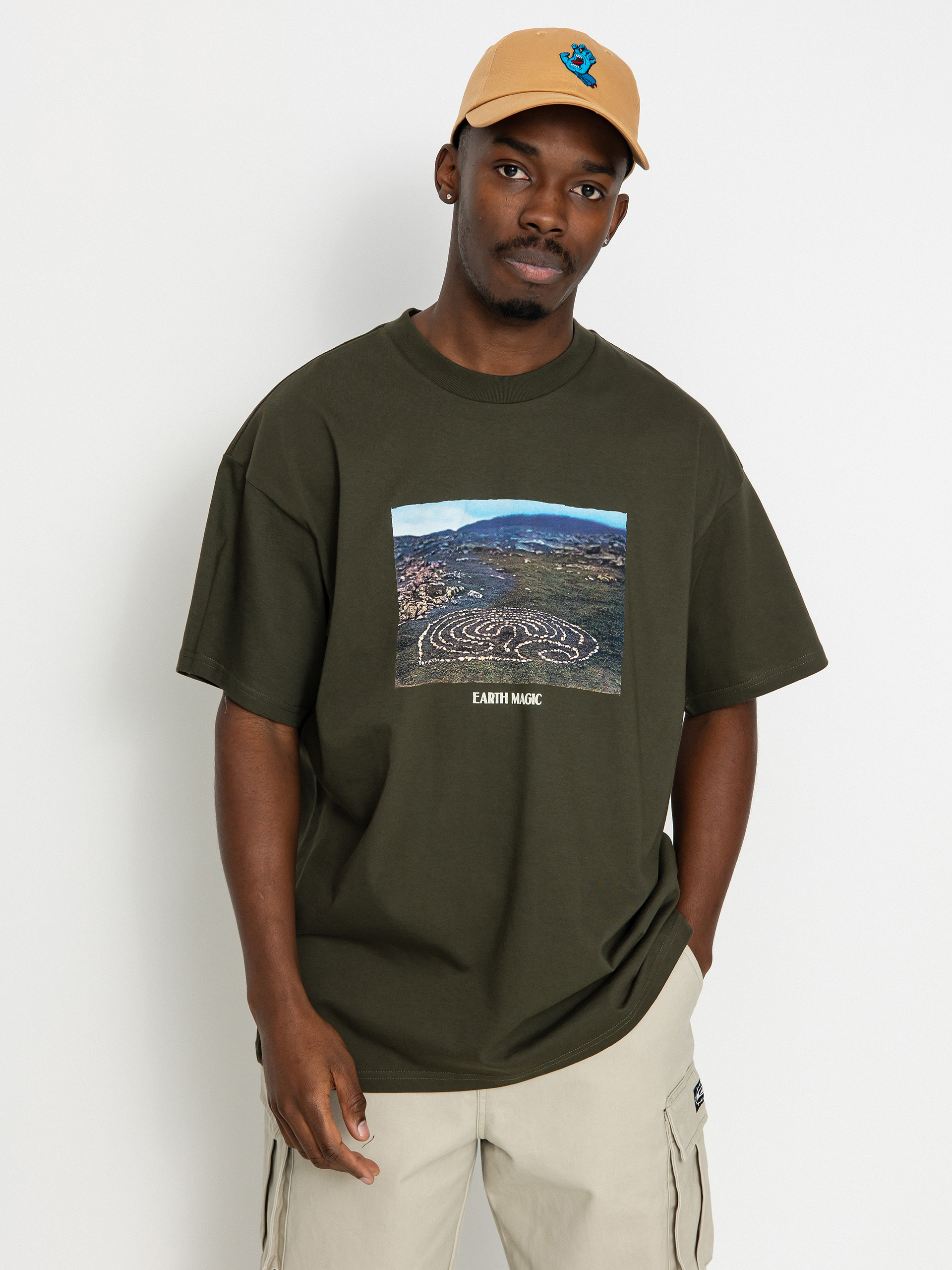 Tričko Carhartt WIP Earth Magic (cypress)