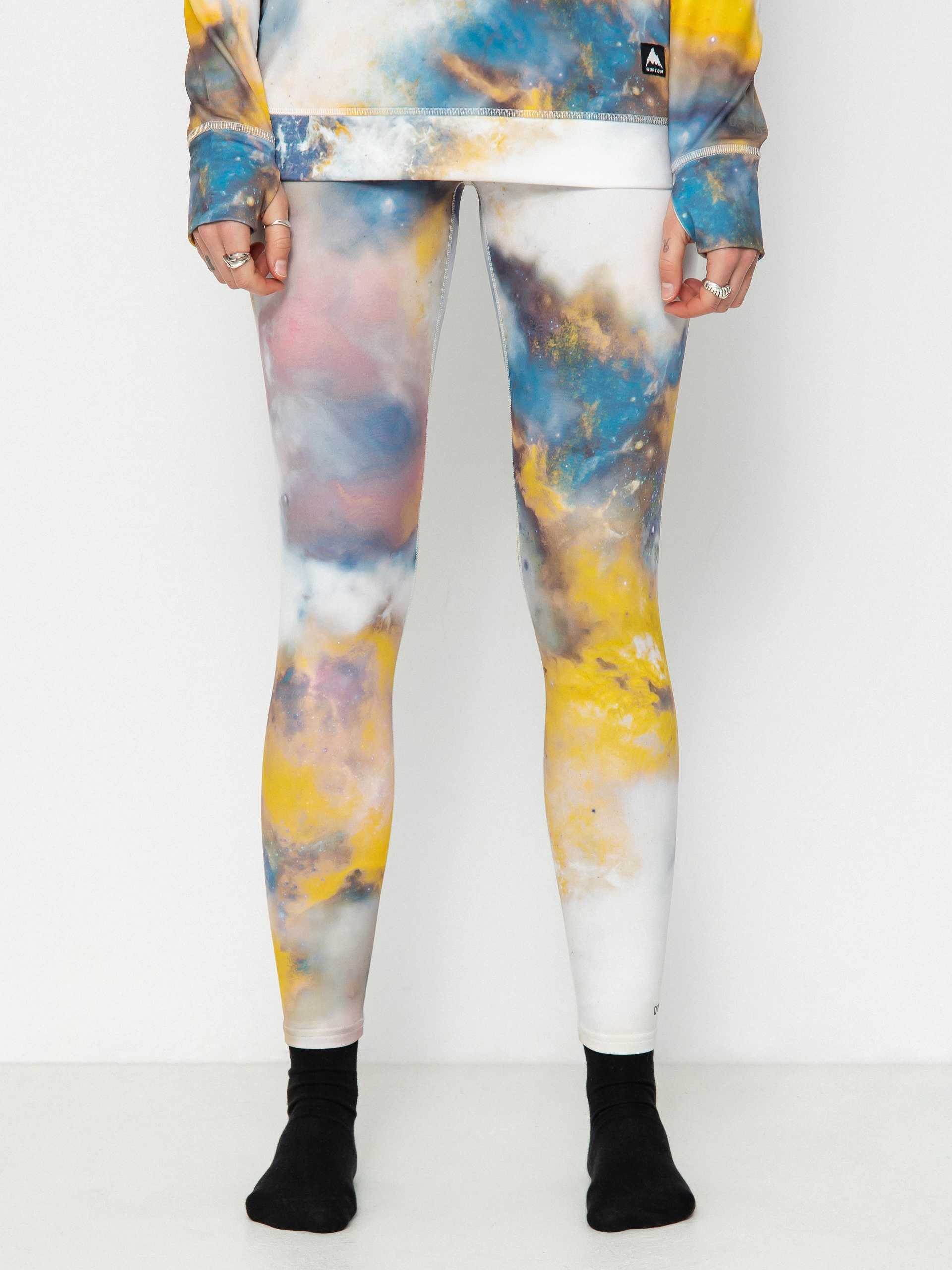 Dámské Leginy Burton Midweight Base Layer (stout white voyager)