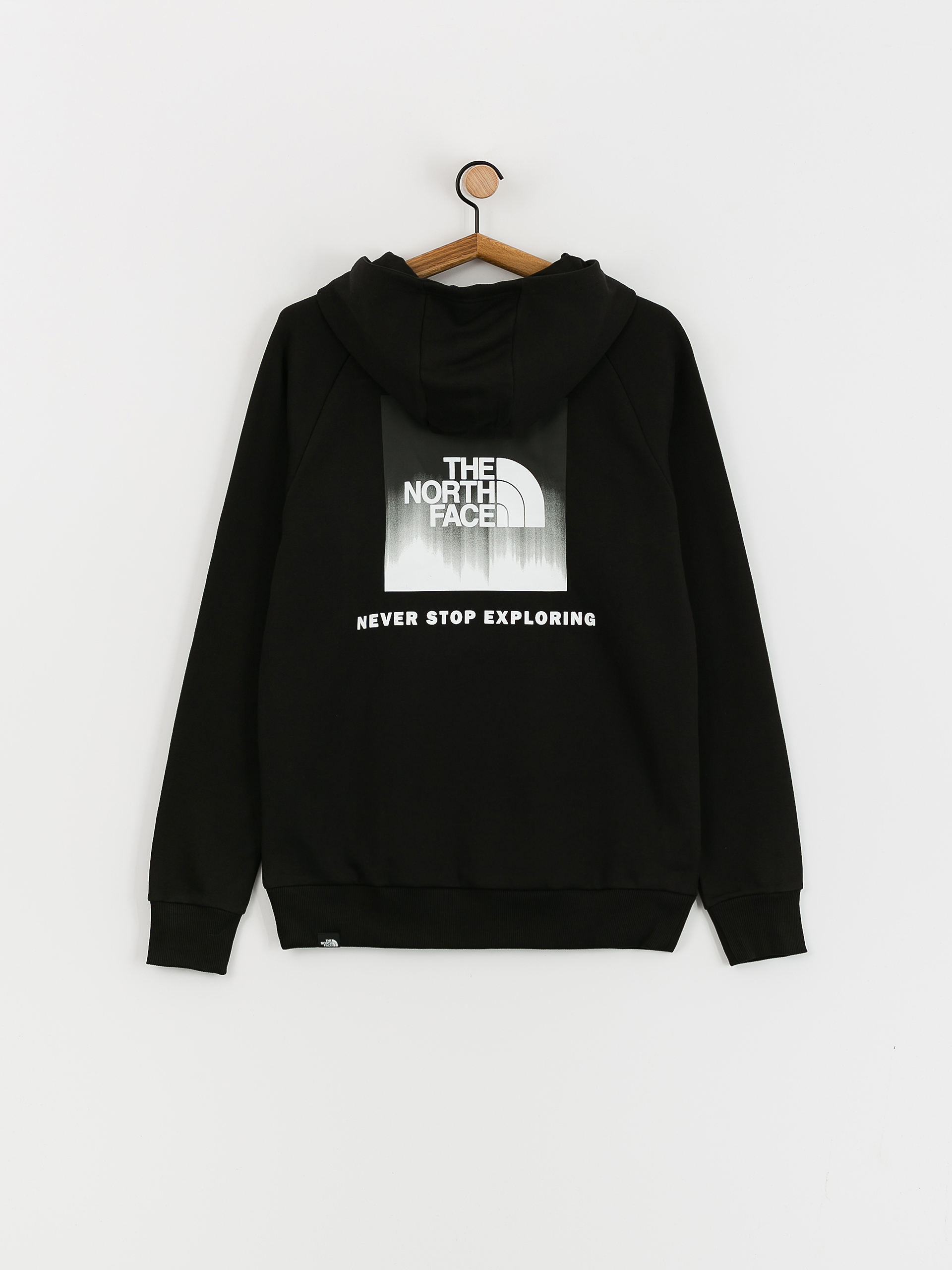 Mikina s kapucí The North Face Raglan Redbox HD (tnf black/tnf black dip)
