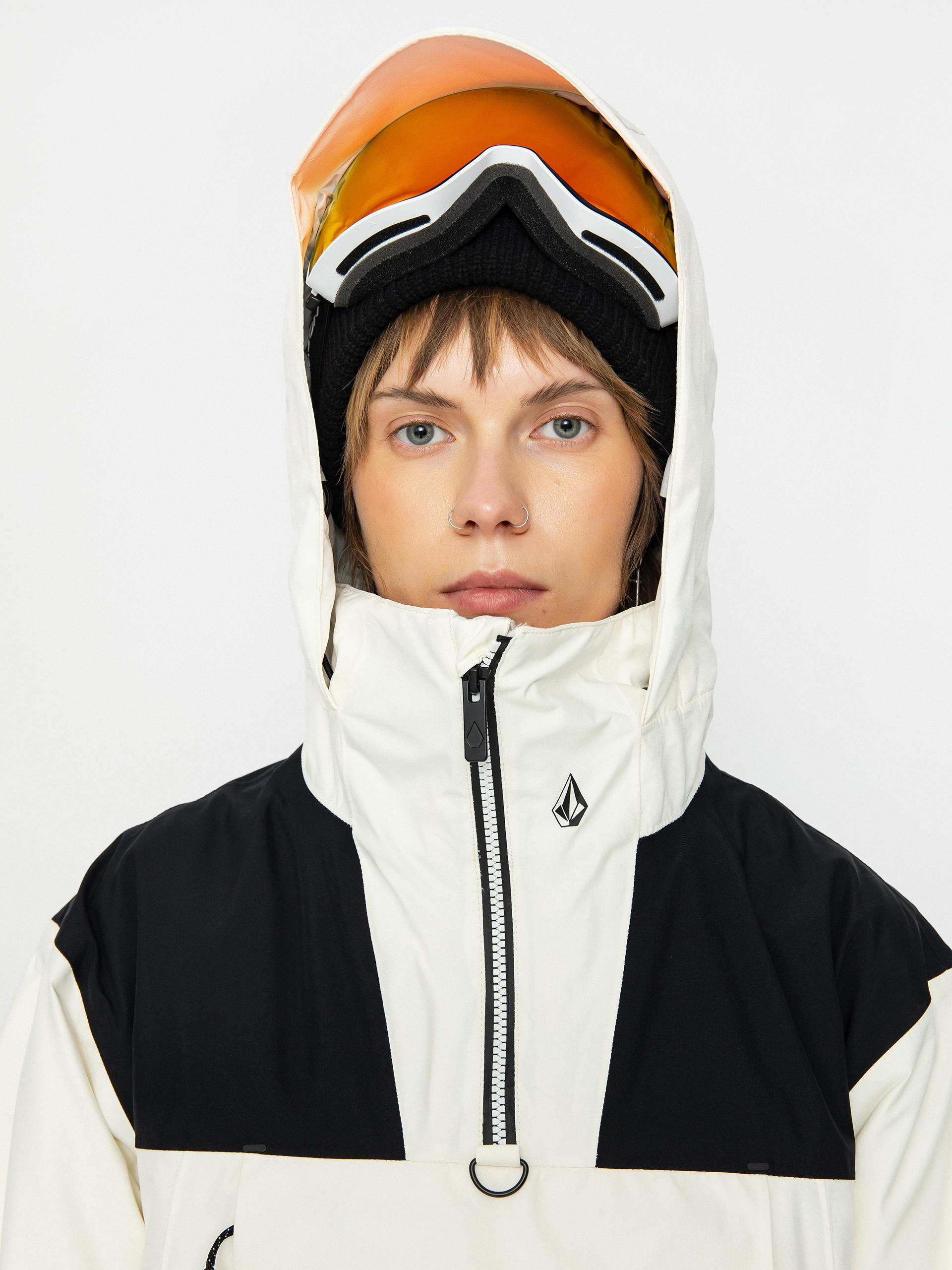 Dámská Snowboardová bunda Volcom Fern Ins Gore Pullover (moonbeam)
