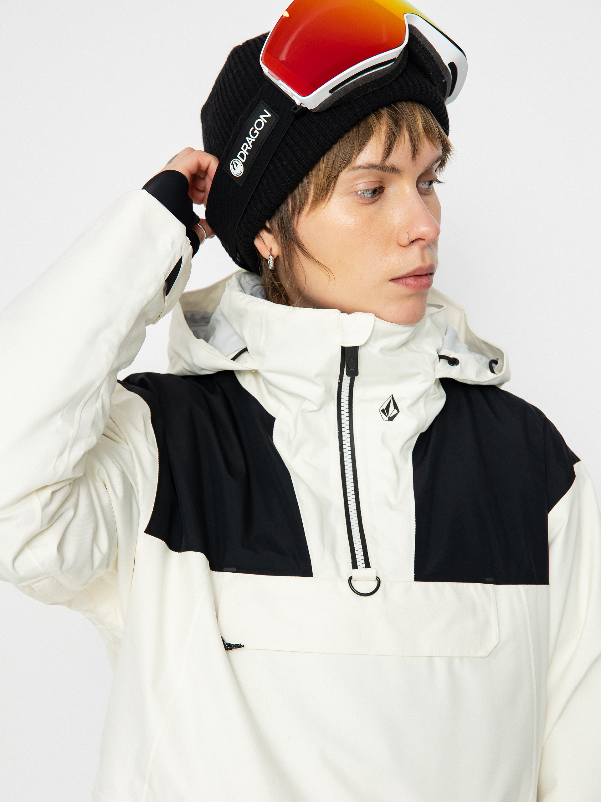 Dámská Snowboardová bunda Volcom Fern Ins Gore Pullover (moonbeam)